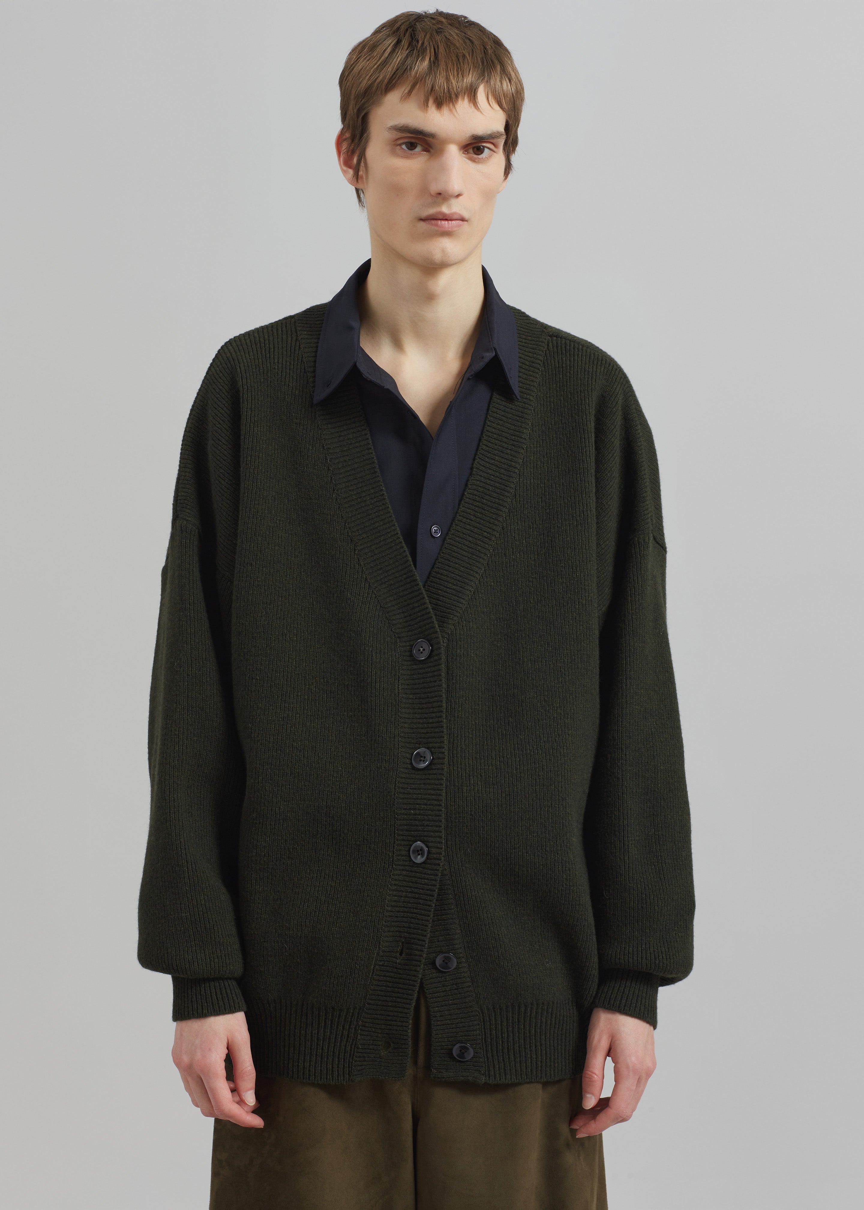 Ledbury Cardigan - Khaki - 13