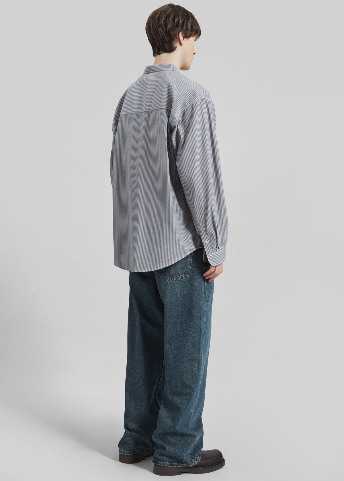 Legan Shirt - Grey Stripe - 5