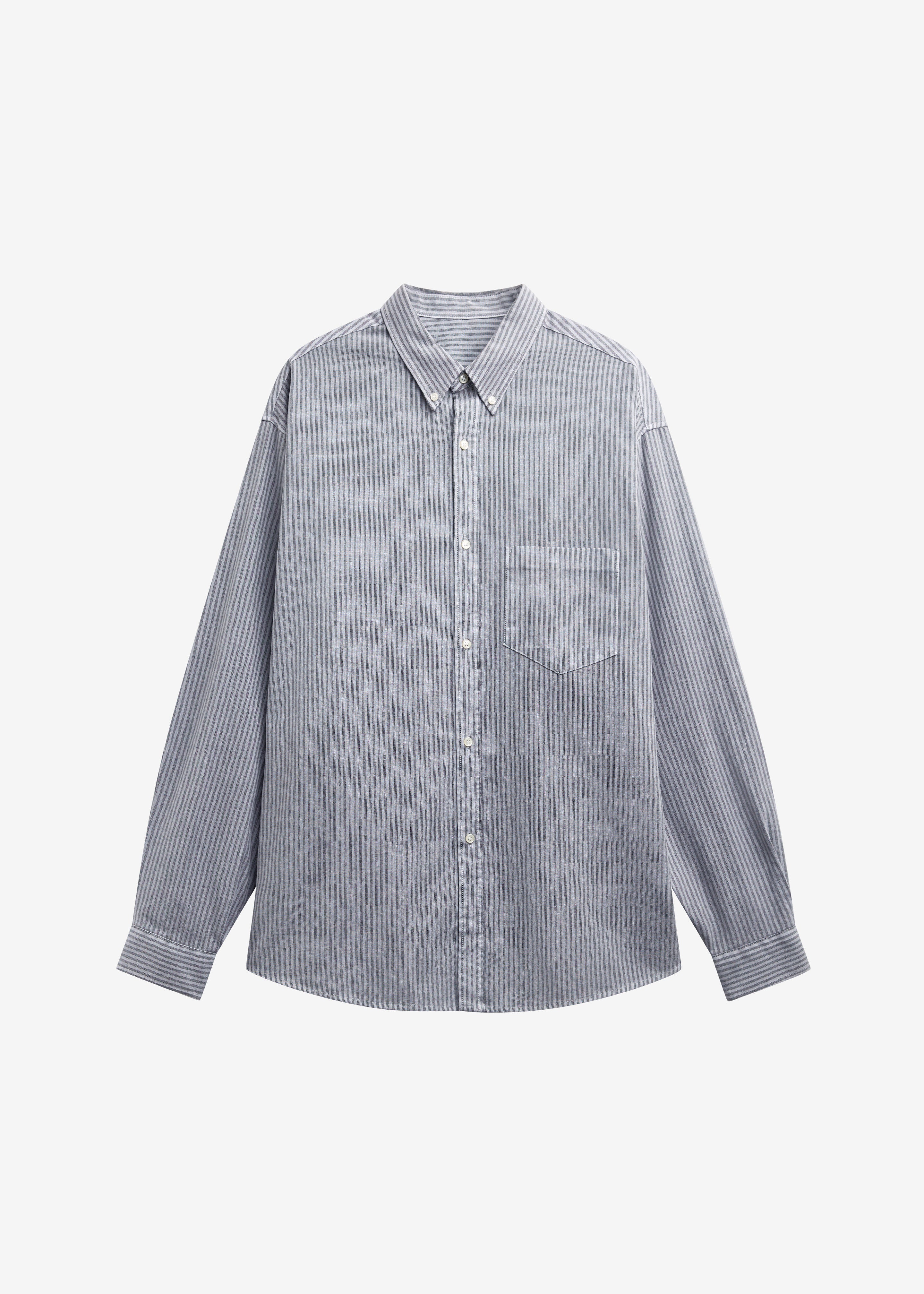 Legan Shirt - Grey Stripe - 7