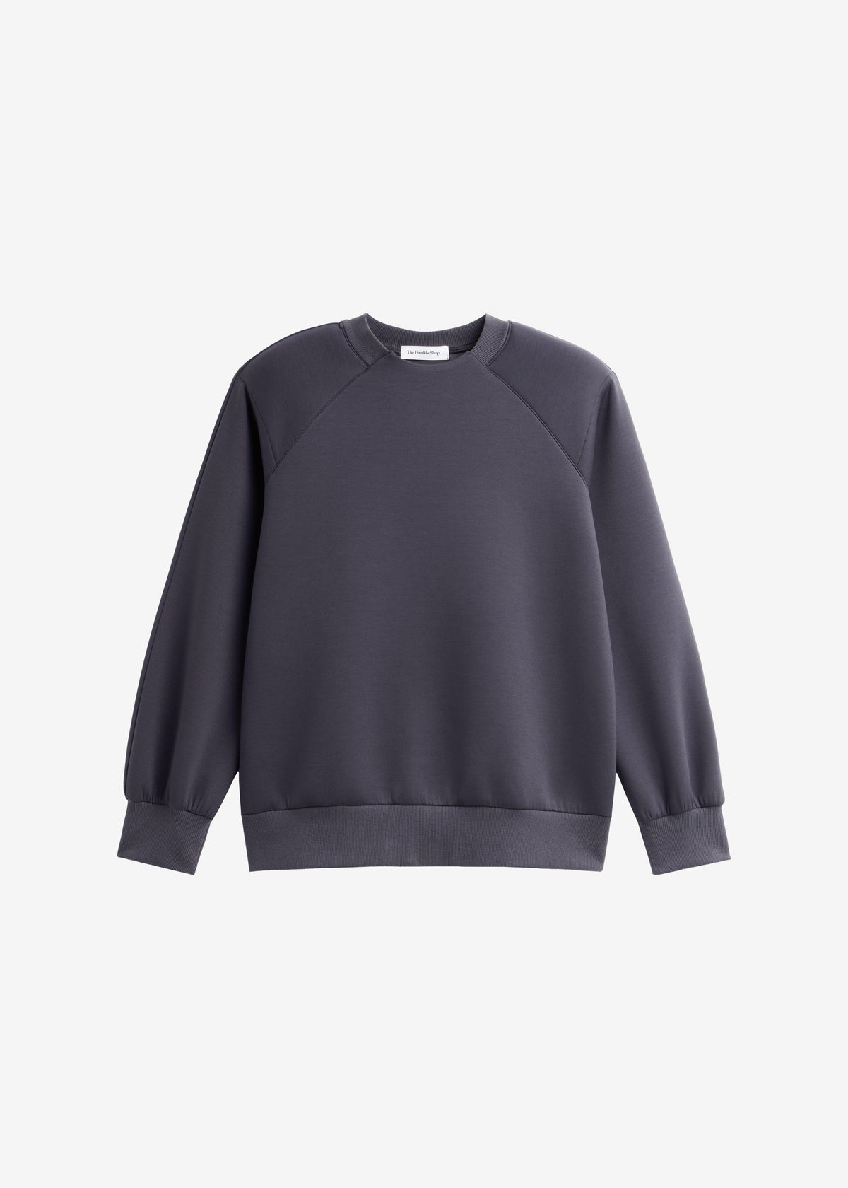 Leian Neoprene Padded Sweatshirt - Grey Melange