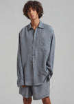 Leland Silky Shirt - Charcoal