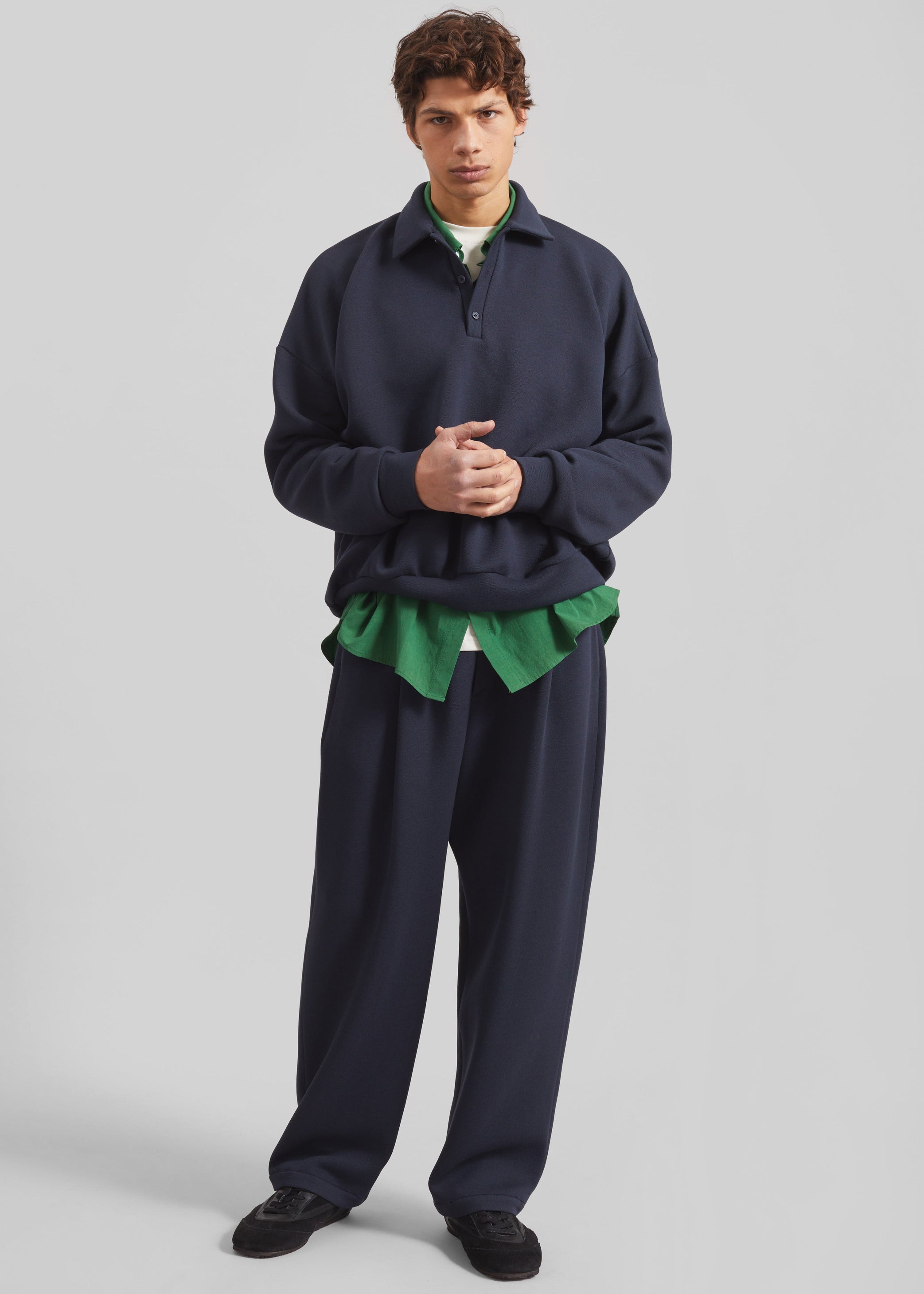 Shop the look image for Lenham Straight Pants - Navy