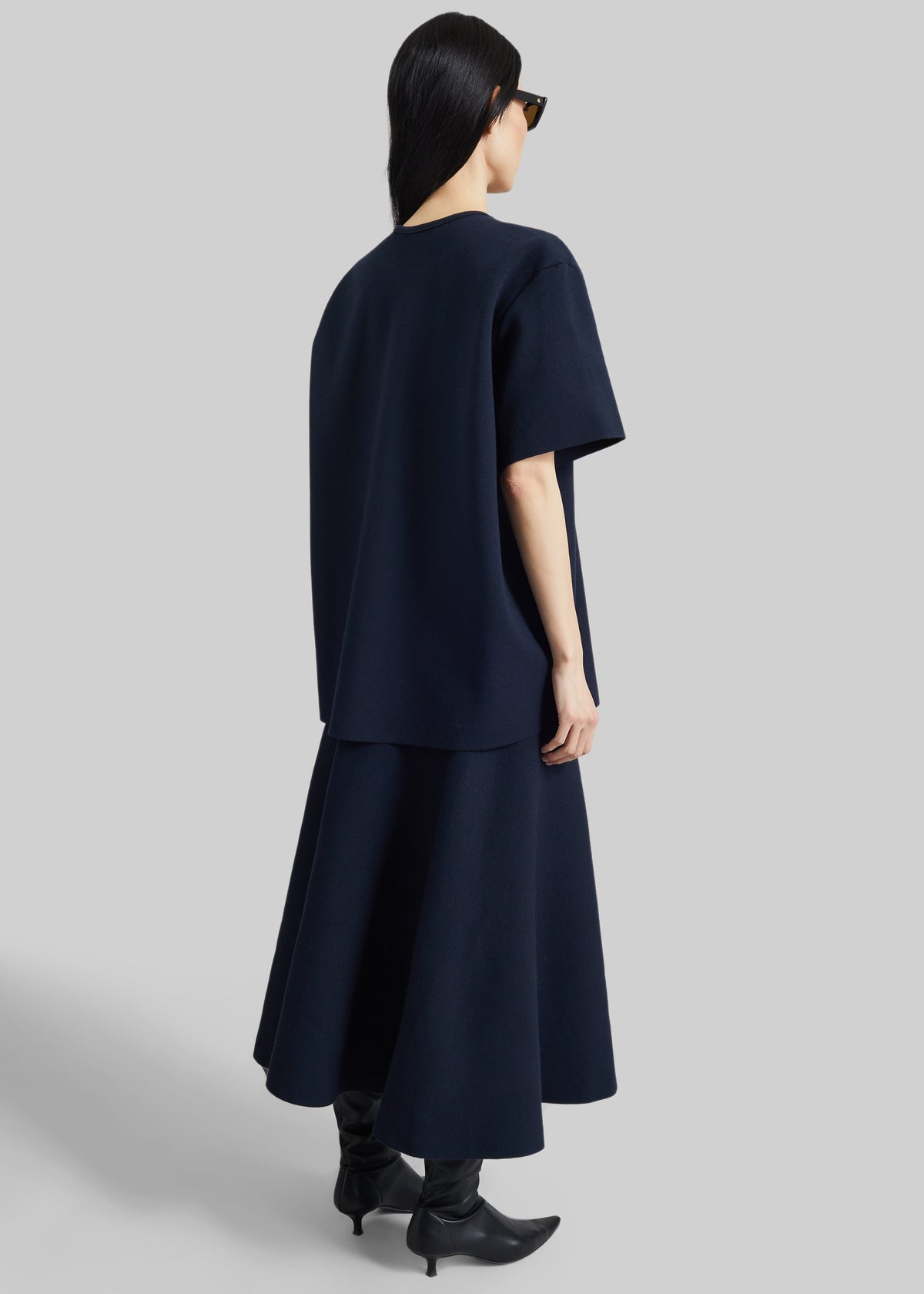 Leni Knit Oversized Top - Navy - 6