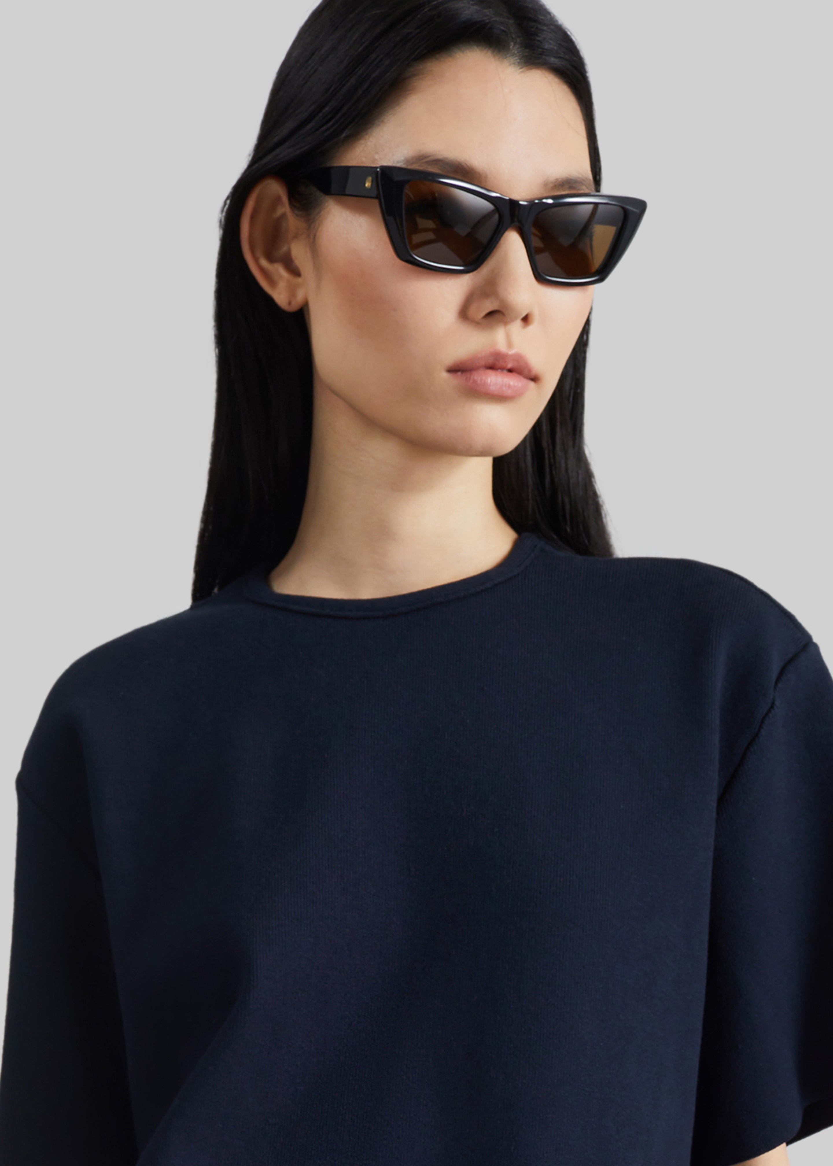 Leni Knit Oversized Top - Navy - 4