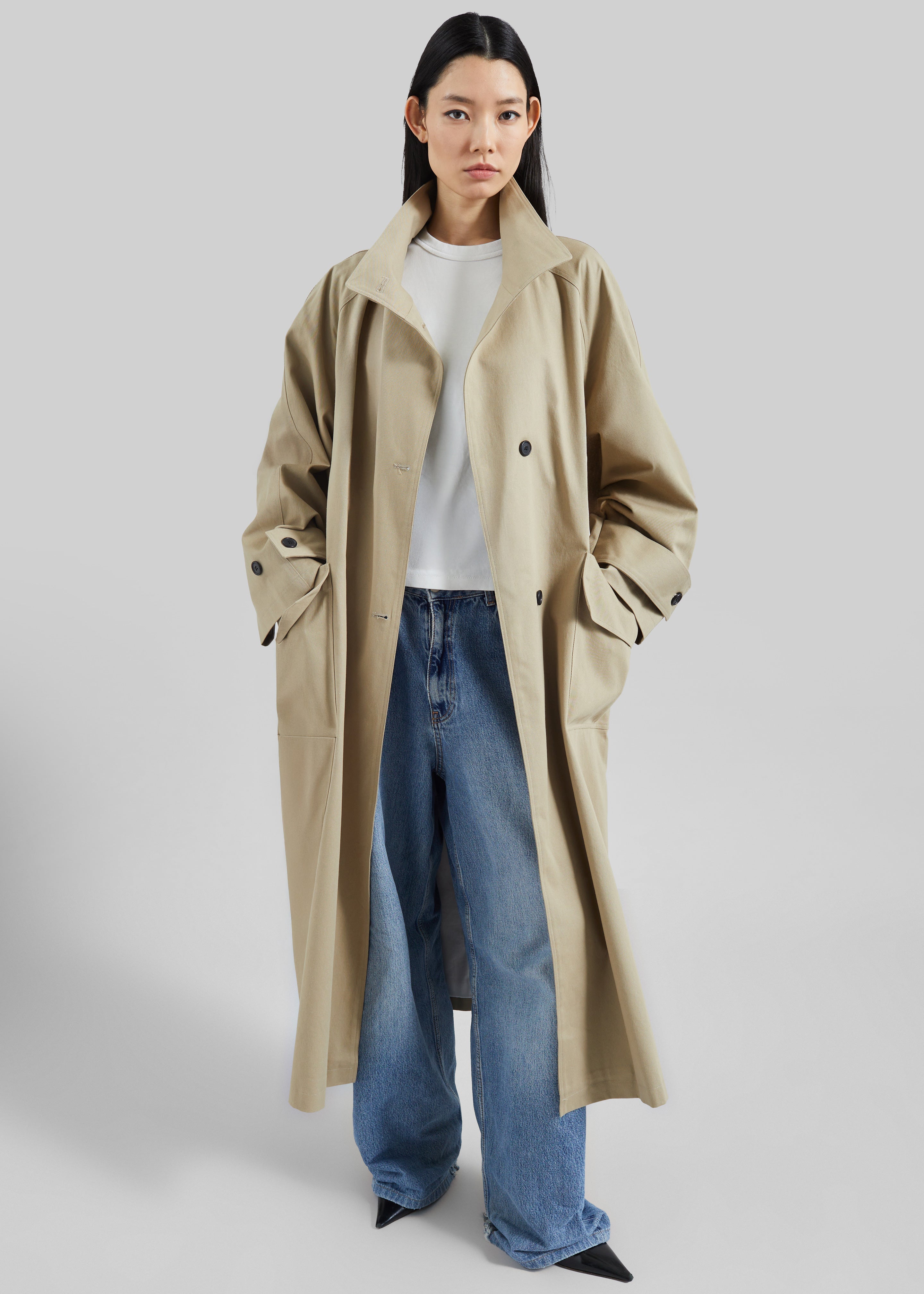 Lenoir Trench Coat - Beige – The Frankie Shop Europe