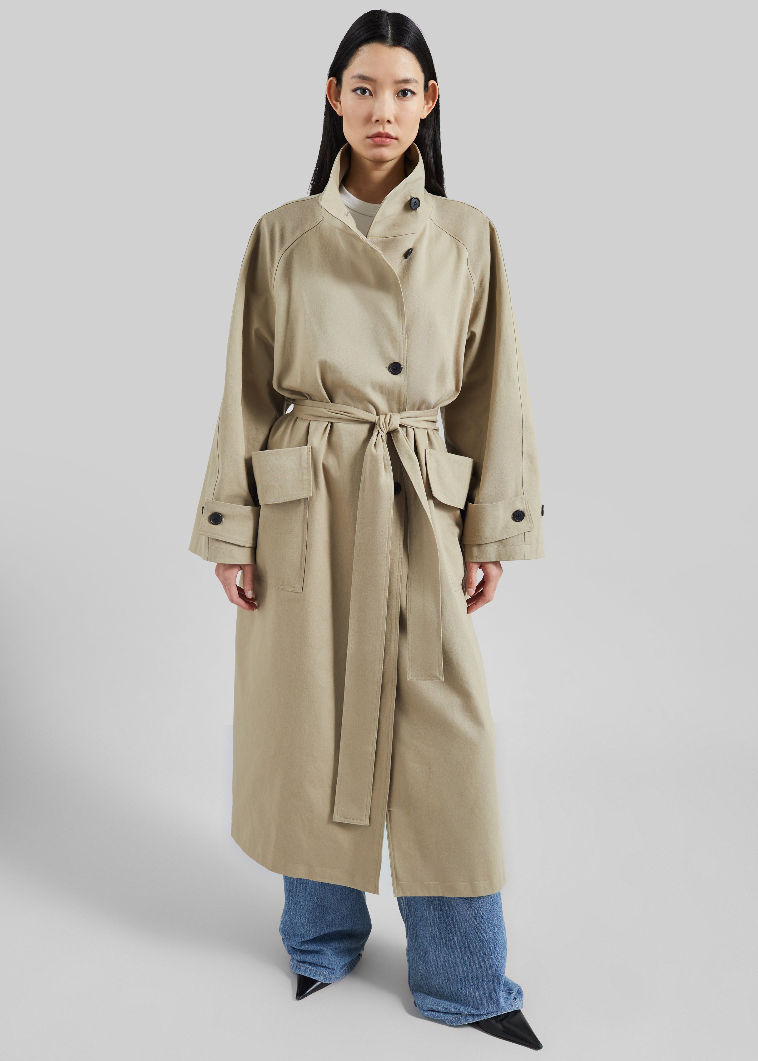 Lenoir Trench Coat - Beige – The Frankie Shop Europe