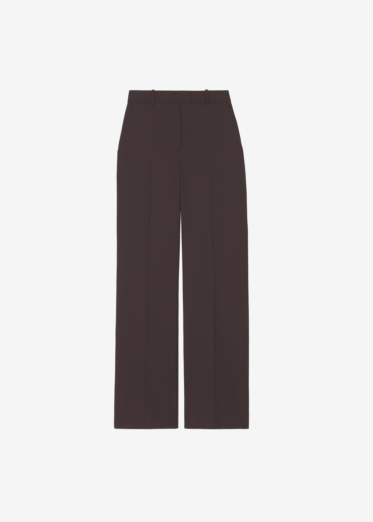 Lenora Straight Trousers - Brown - 9