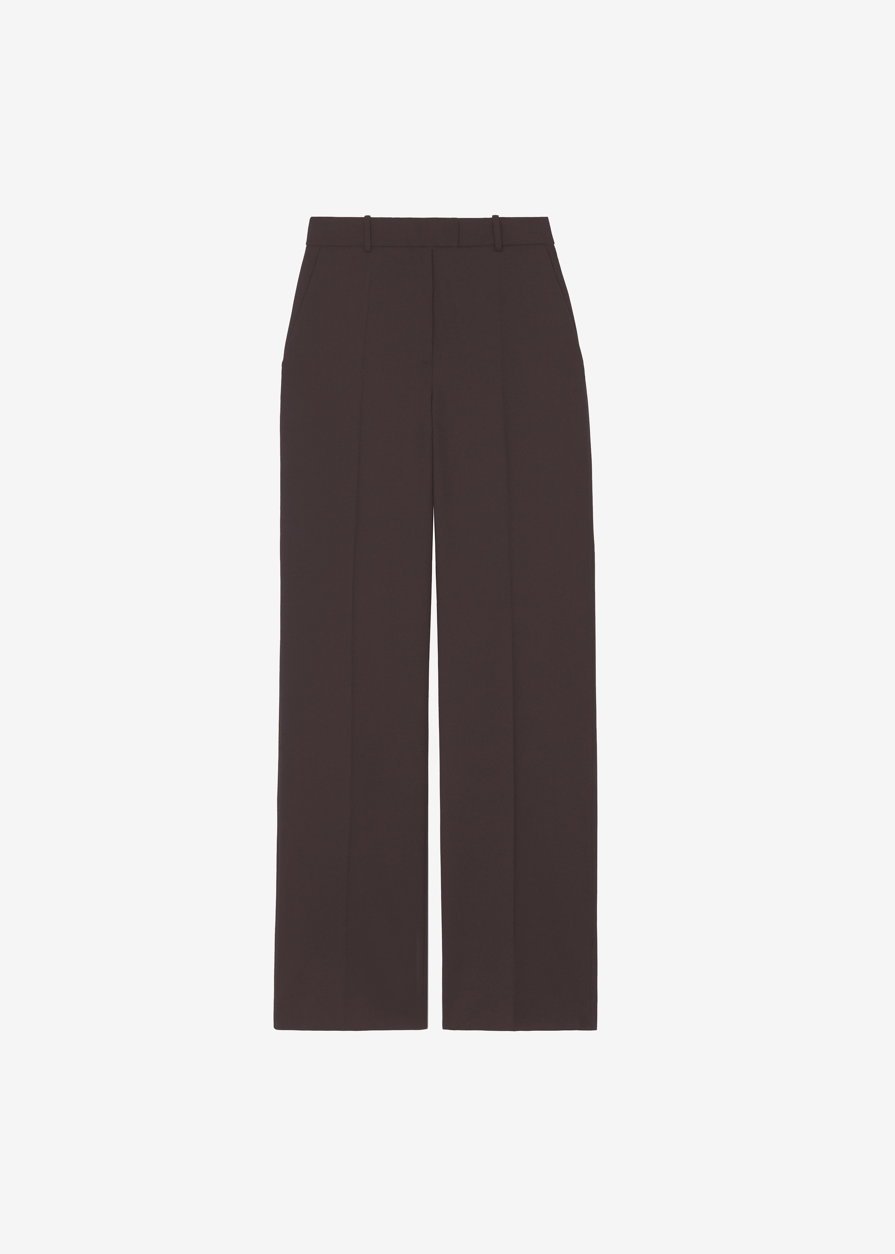 Lenora Straight Trousers - Brown - 9