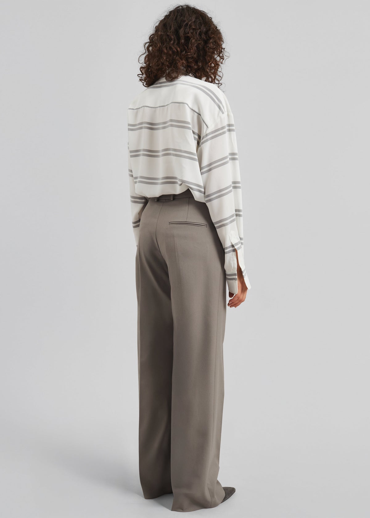 Lenora Straight Trousers - Taupe - 10