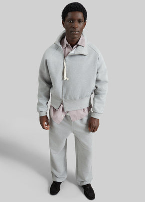 Lenox Paneled Sweatpants - Light Grey