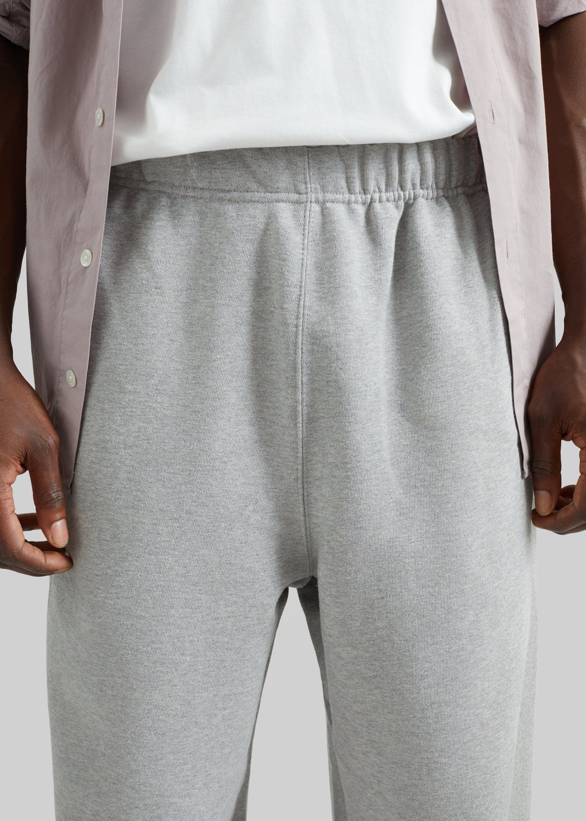 Lenox Paneled Sweatpants - Light Grey - 3