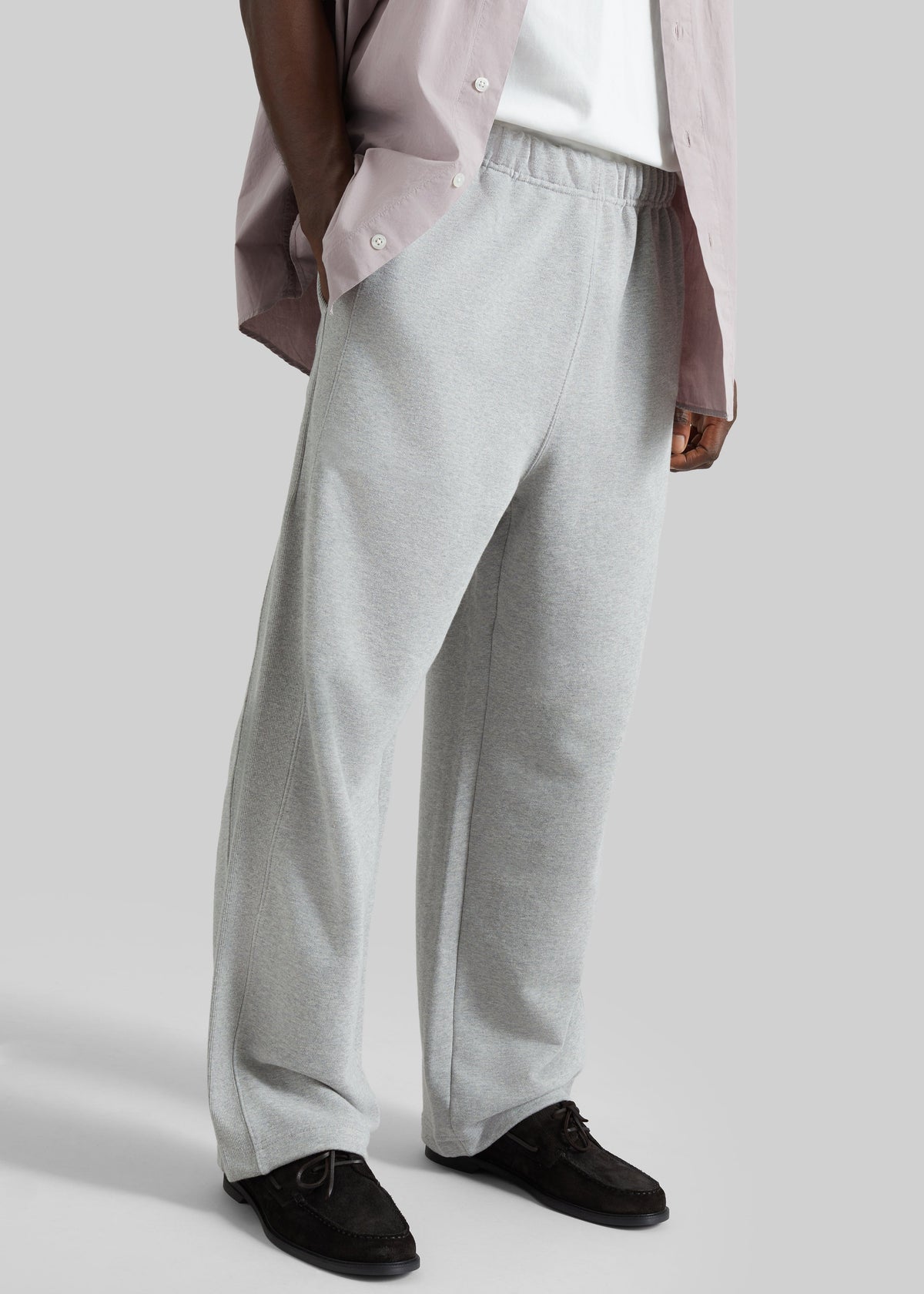 Lenox Paneled Sweatpants - Light Grey - 4