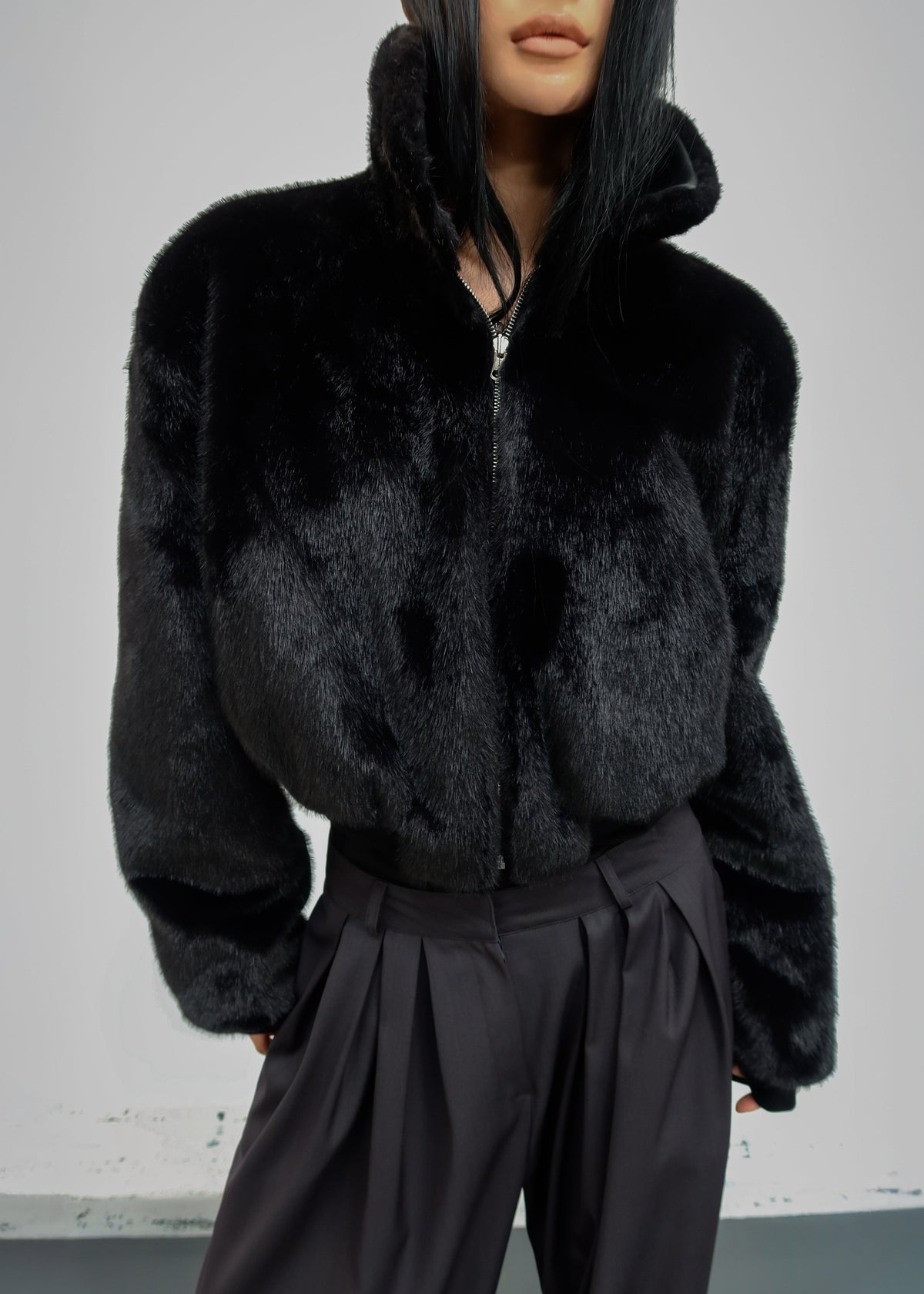 Leoben Reversible Bomber Jacket - Black - 1