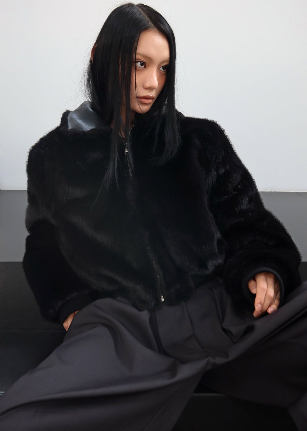 Leoben Reversible Bomber Jacket - Black - 7