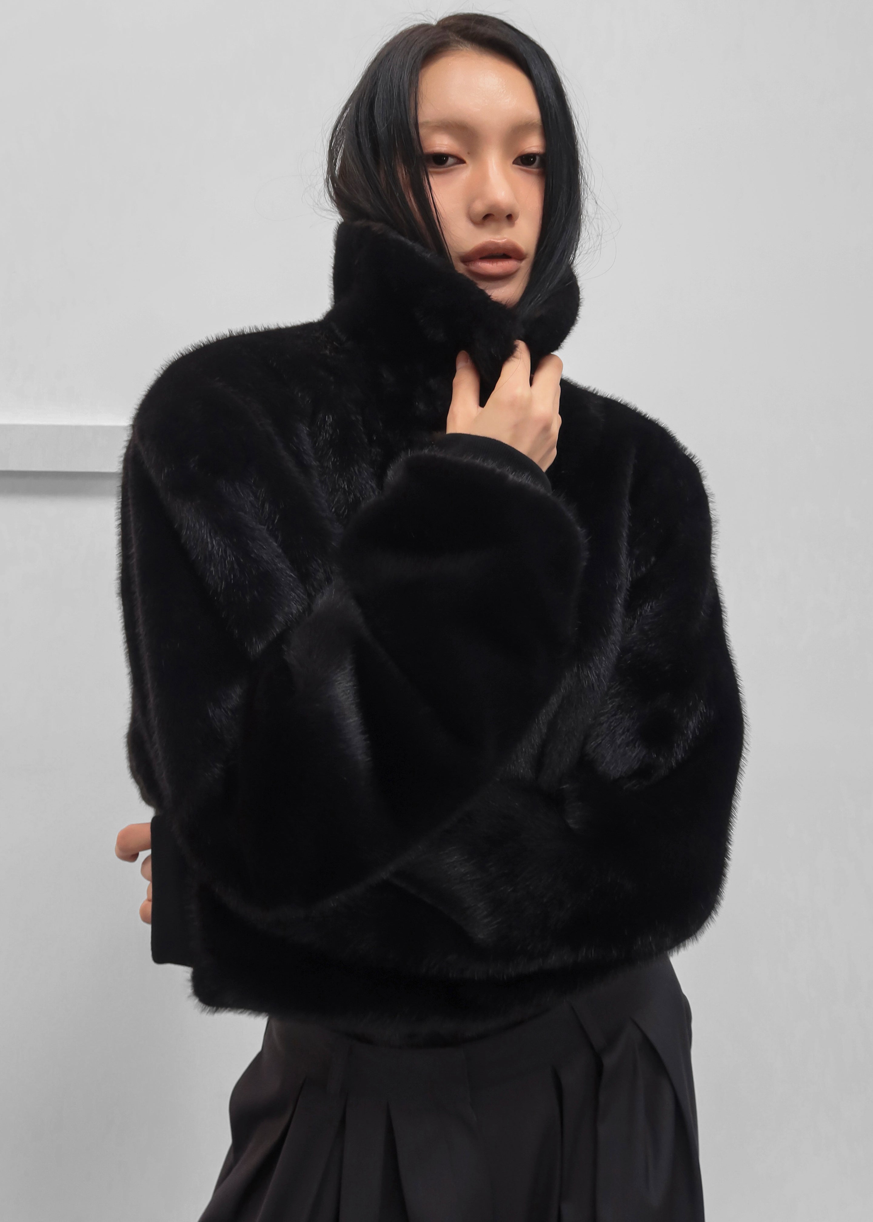 Leoben Reversible Bomber Jacket - Black - 10