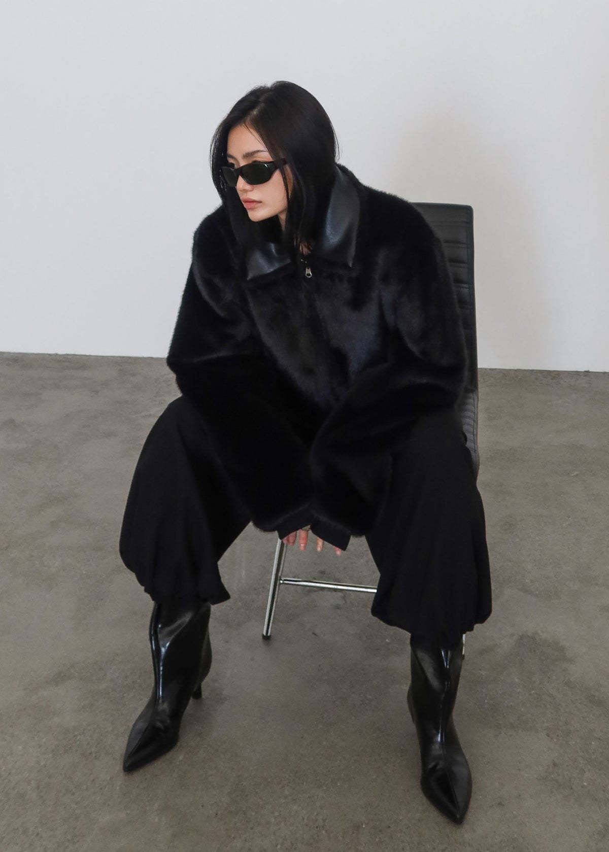 Leoben Reversible Bomber Jacket - Black - 14