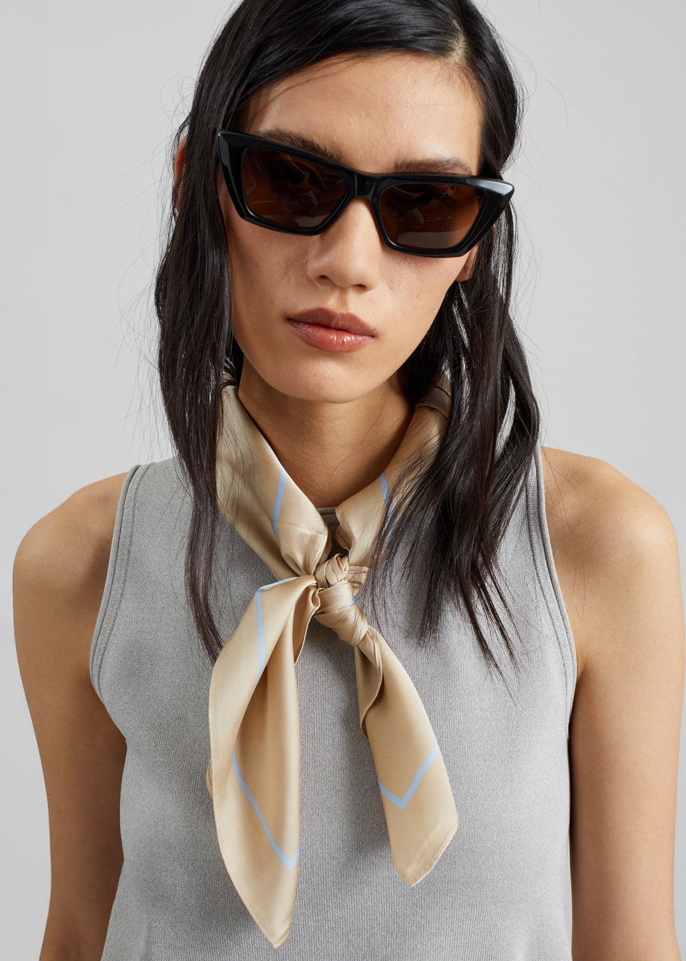 Foulard carré Lerici - Beige - 1