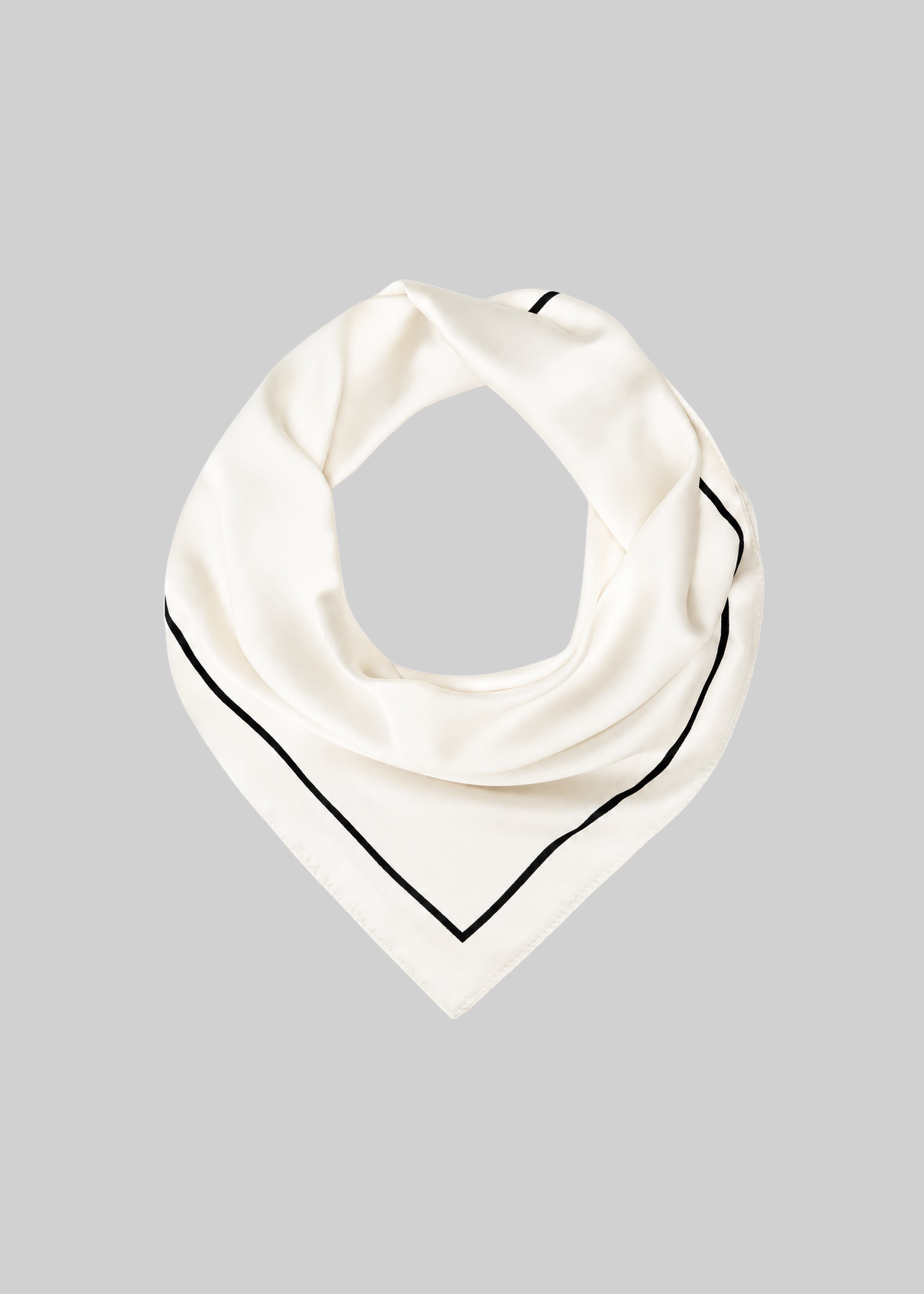Lerici Square Scarf - Ivory/Black – The Frankie Shop Europe Lerici Square Scarf - Ivory/Black – The Frankie Shop Europe
