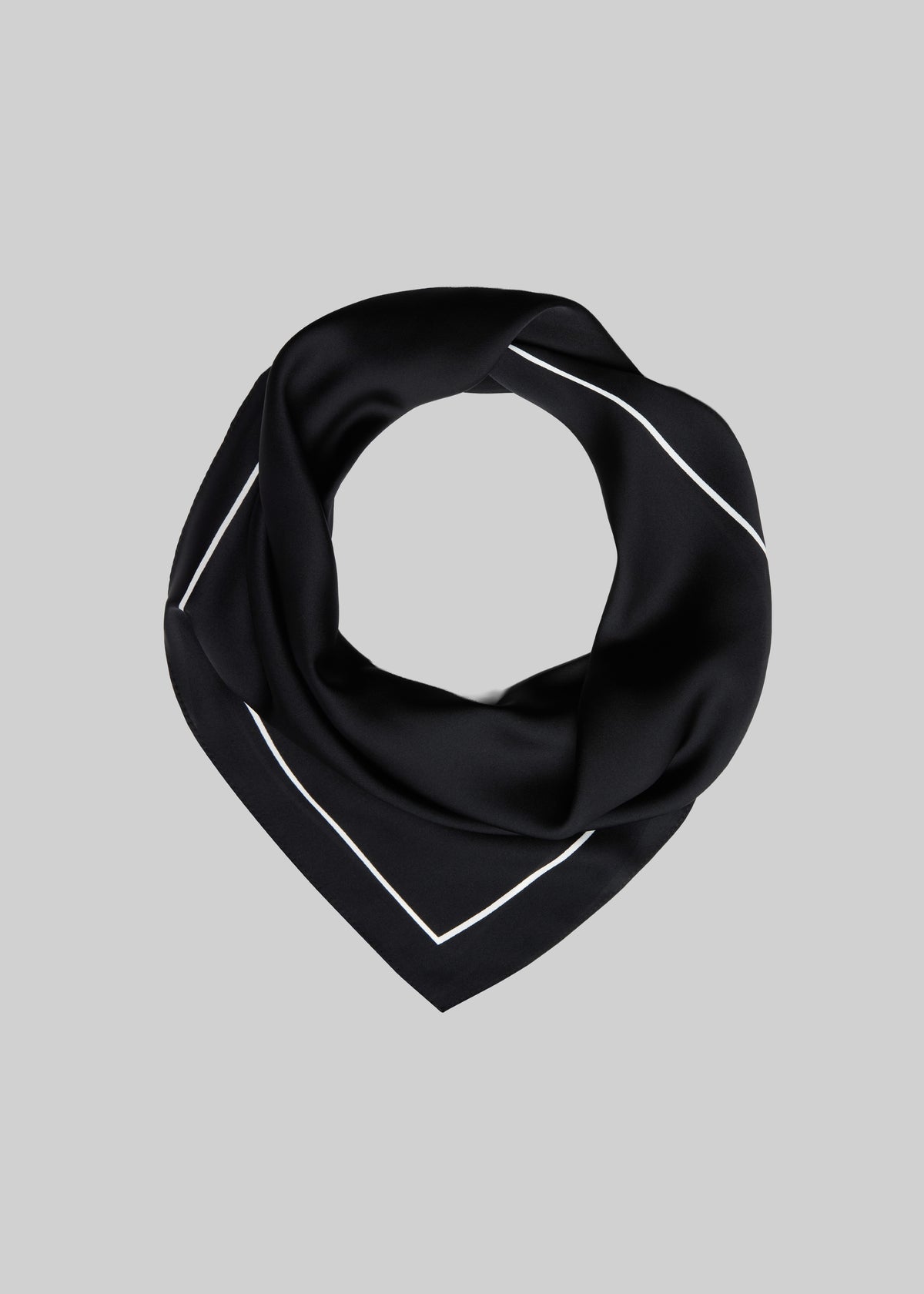 Lerici Square Scarf - Black - 2