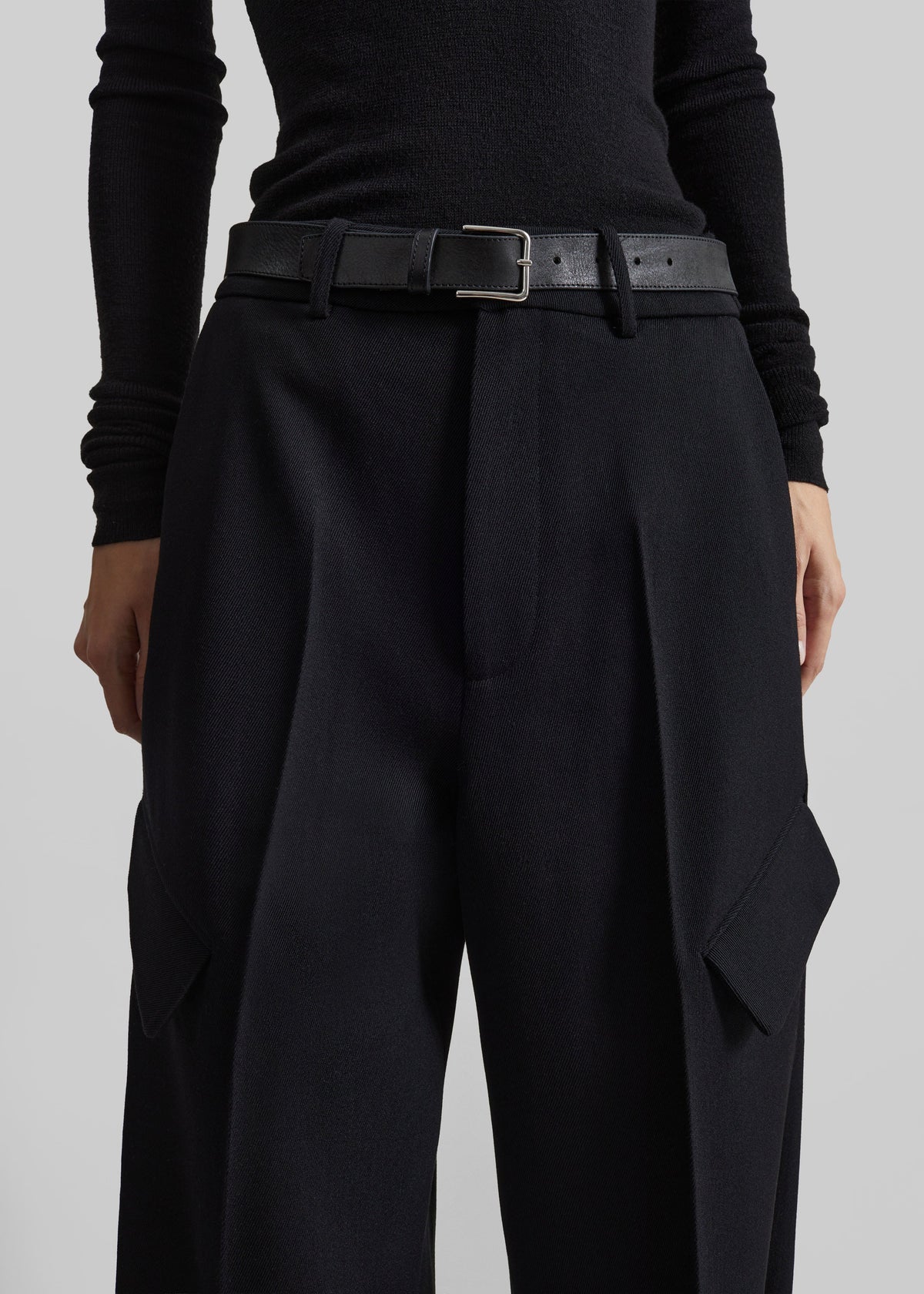 Pantaloni cargo sartoriali Lery - Nero