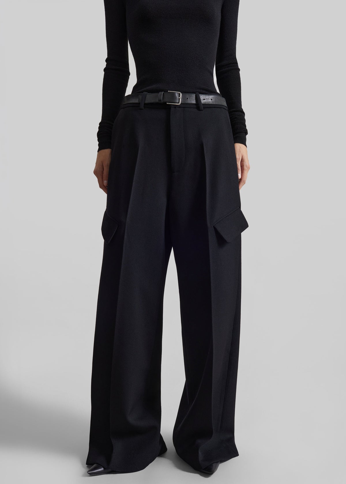 Pantaloni cargo sartoriali Lery - Nero