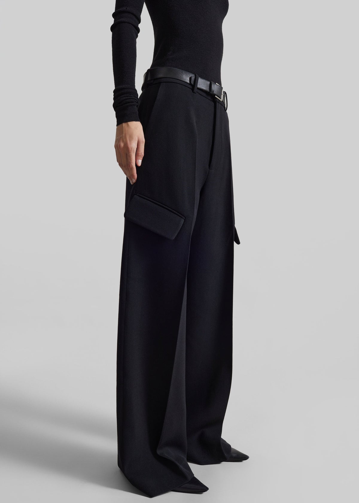 Pantaloni cargo sartoriali Lery - Nero