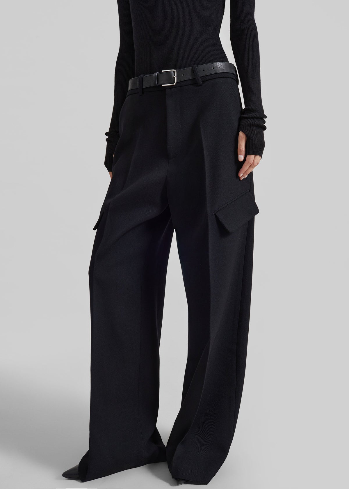 Pantaloni cargo sartoriali Lery - Nero