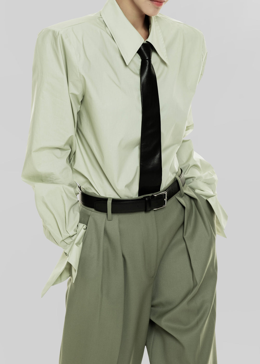 Leuven Padded Shirt - Sage - 1