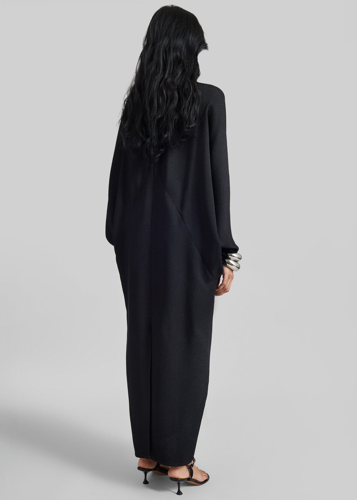 Lilia Kaftan Dress - Black - 7