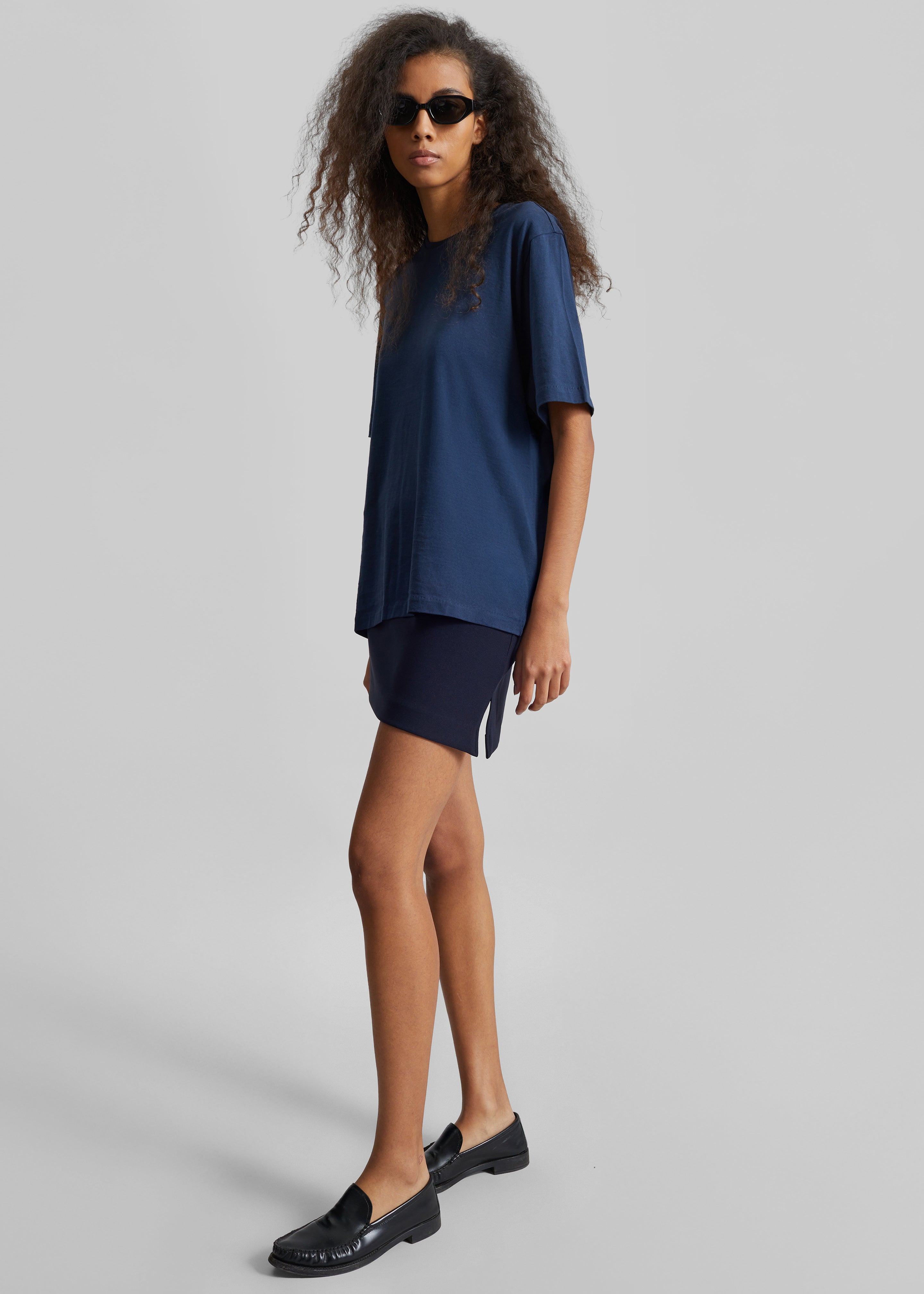 Lille Mini Skirt - Navy - 2