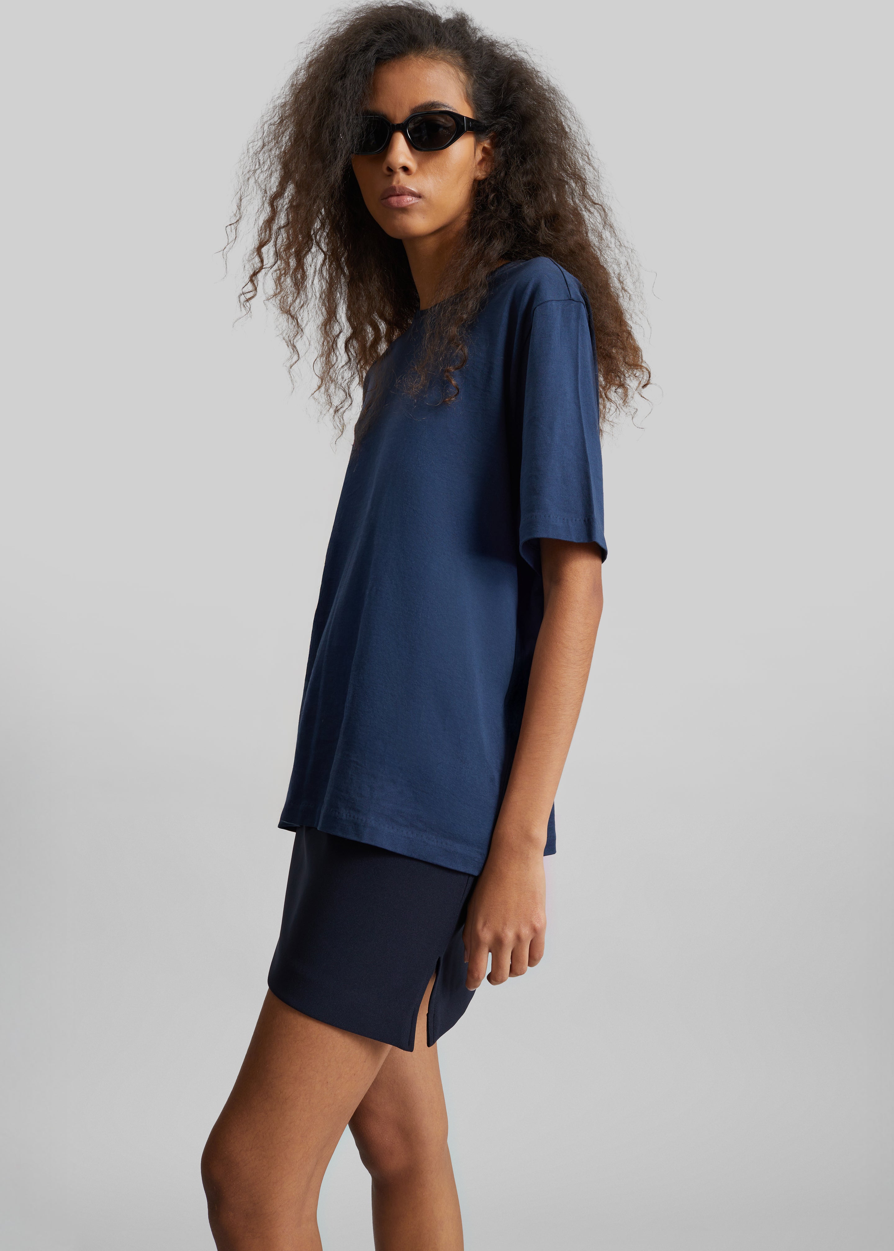Lille Mini Skirt - Navy - 5