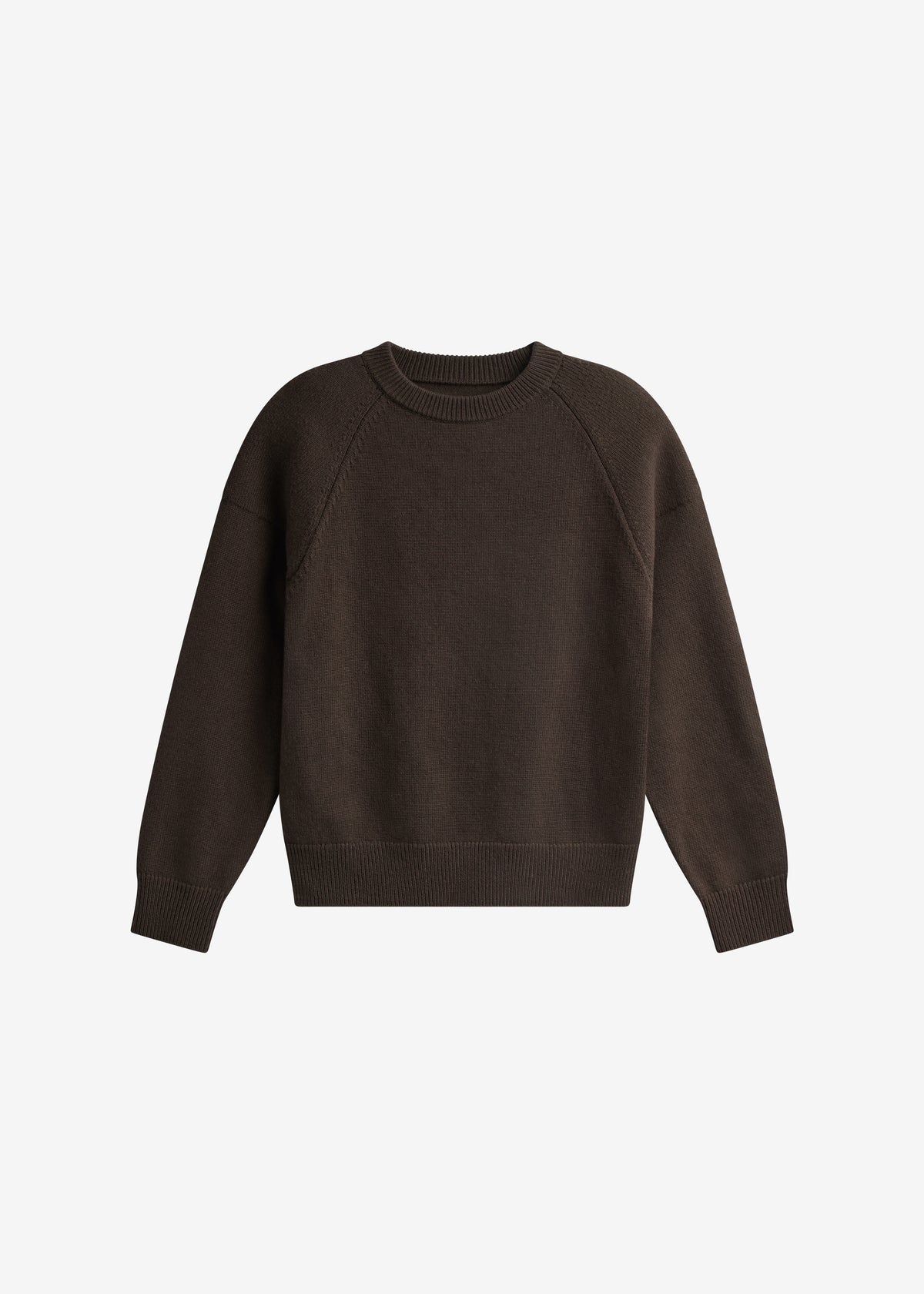 Lina Padded Sweater - Brown - 8