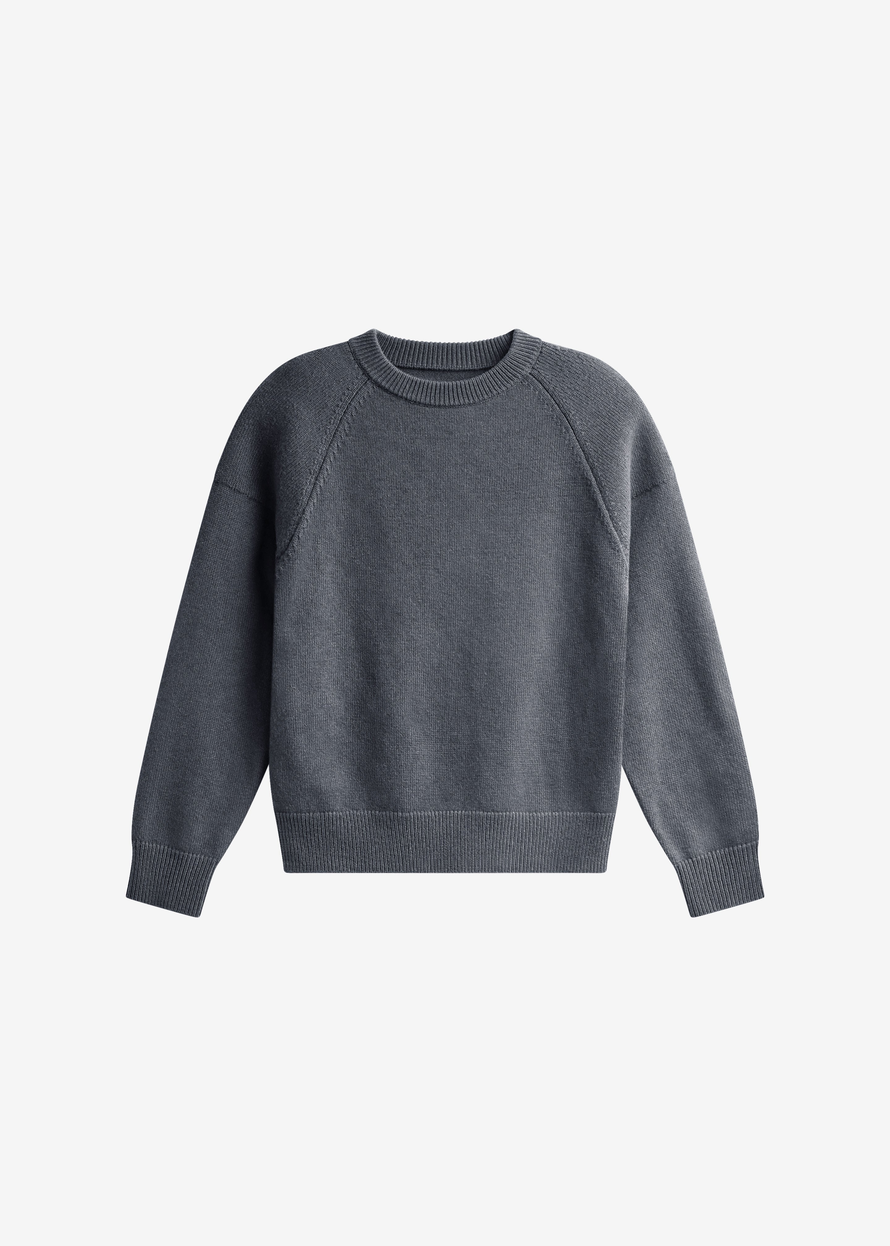 Lina Padded Sweater - Dark Grey - 7