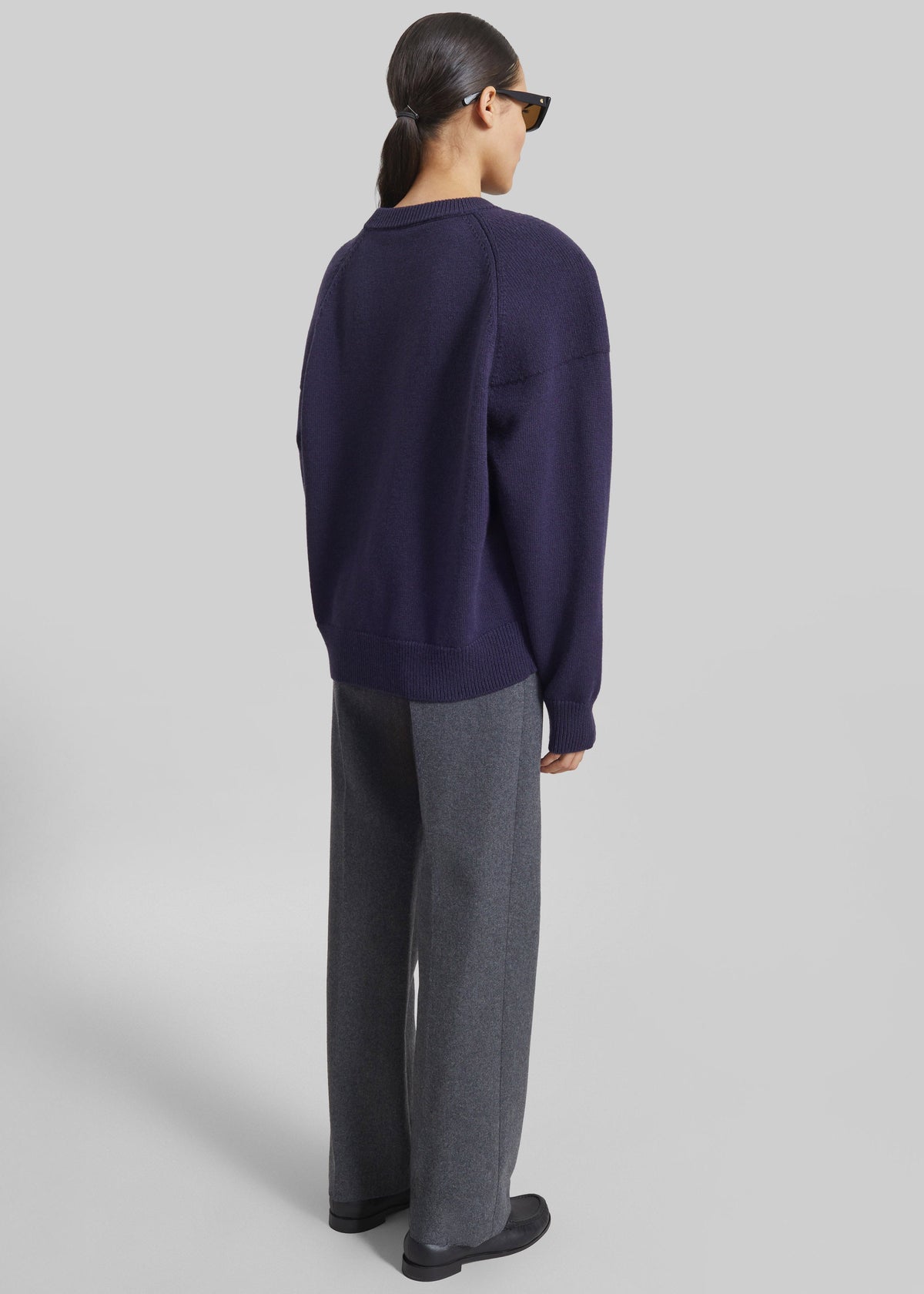 Lina Padded Sweater - Dark Navy - 7