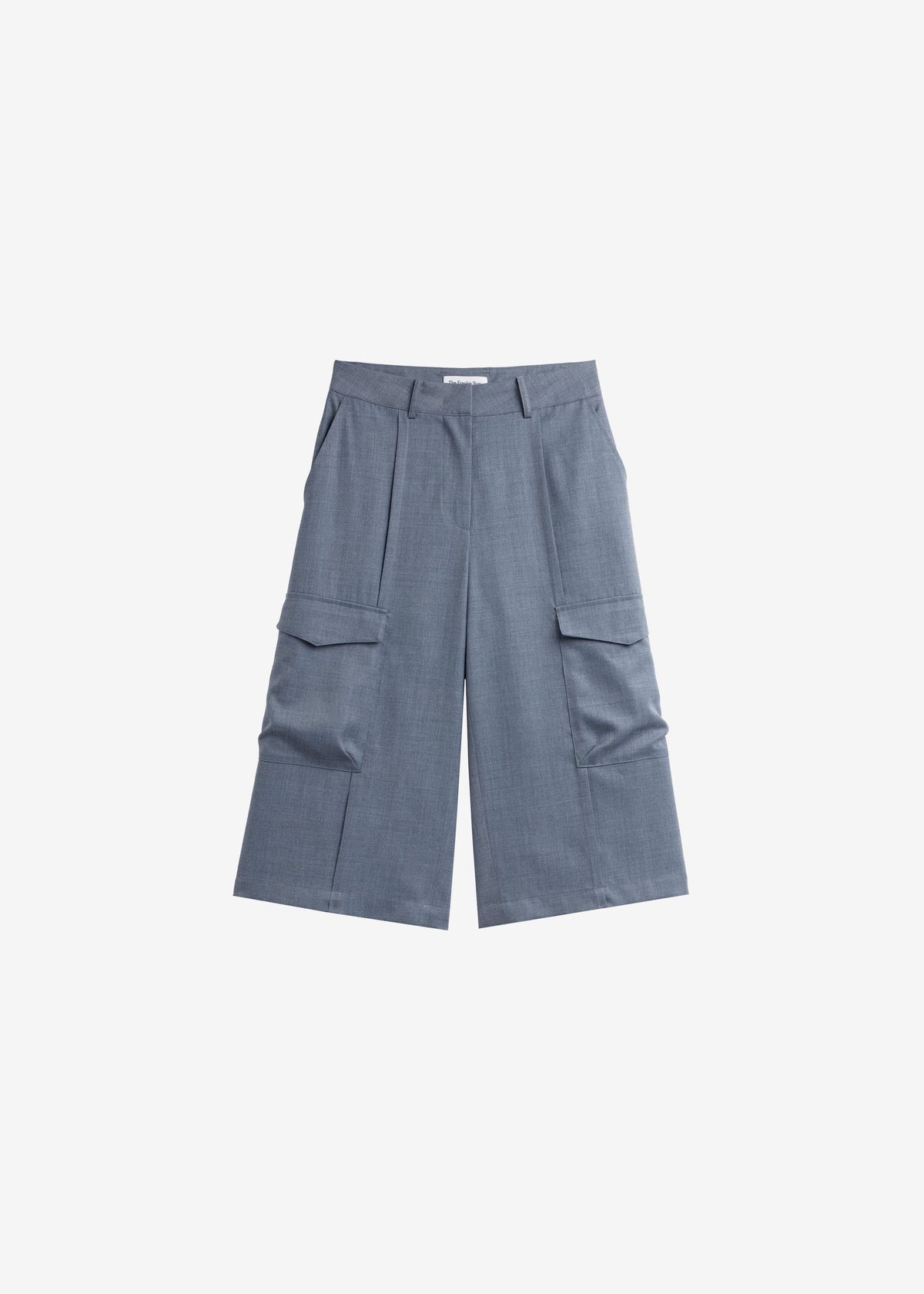 Linar Cargo Bermuda Shorts - Grey Melange - 8