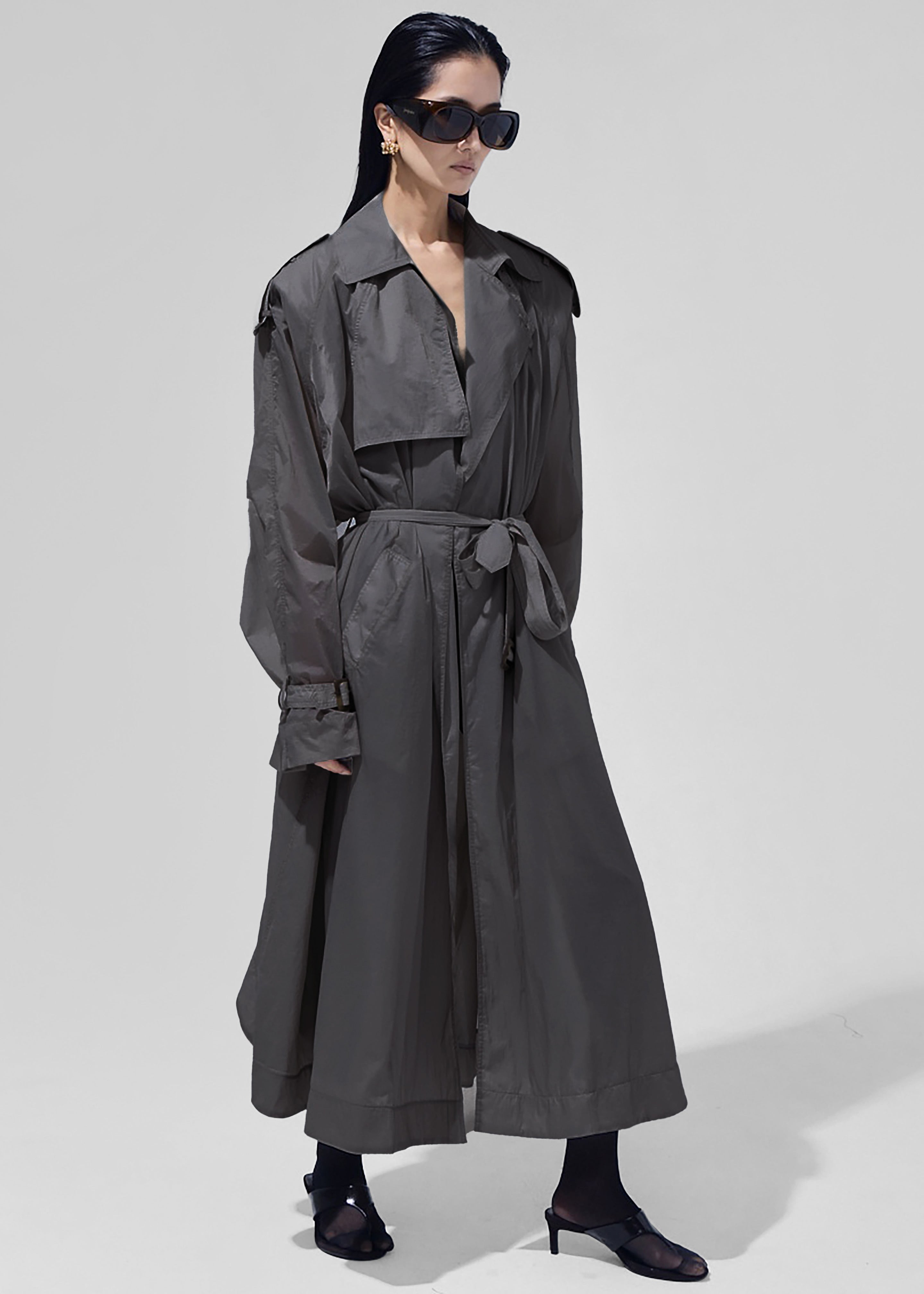 Linas Technical Light Trench - Storm Grey – The Frankie Shop Europe