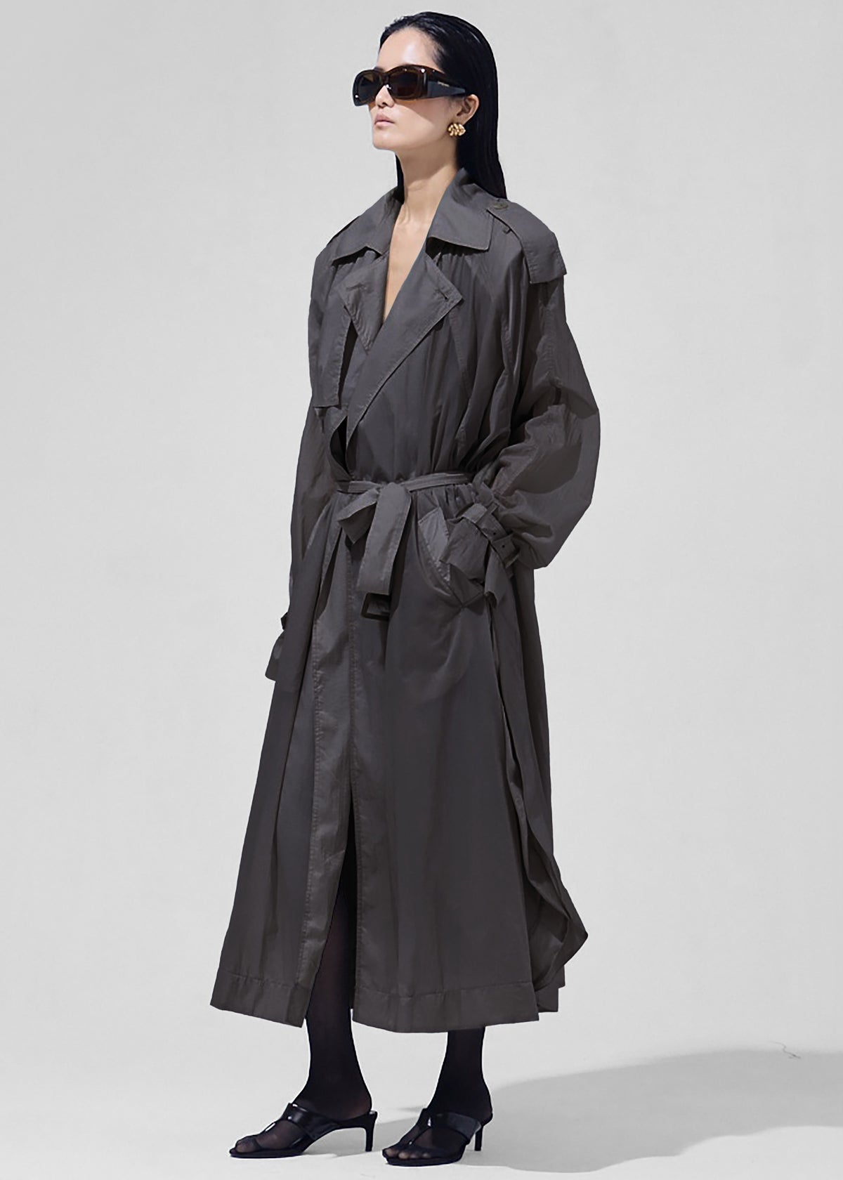 Linas Technical Light Trench - Storm Grey - 5