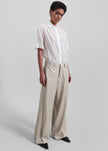 Linate Wide Trousers - Beige