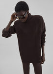 Lindall Turtleneck Sweater - Brown