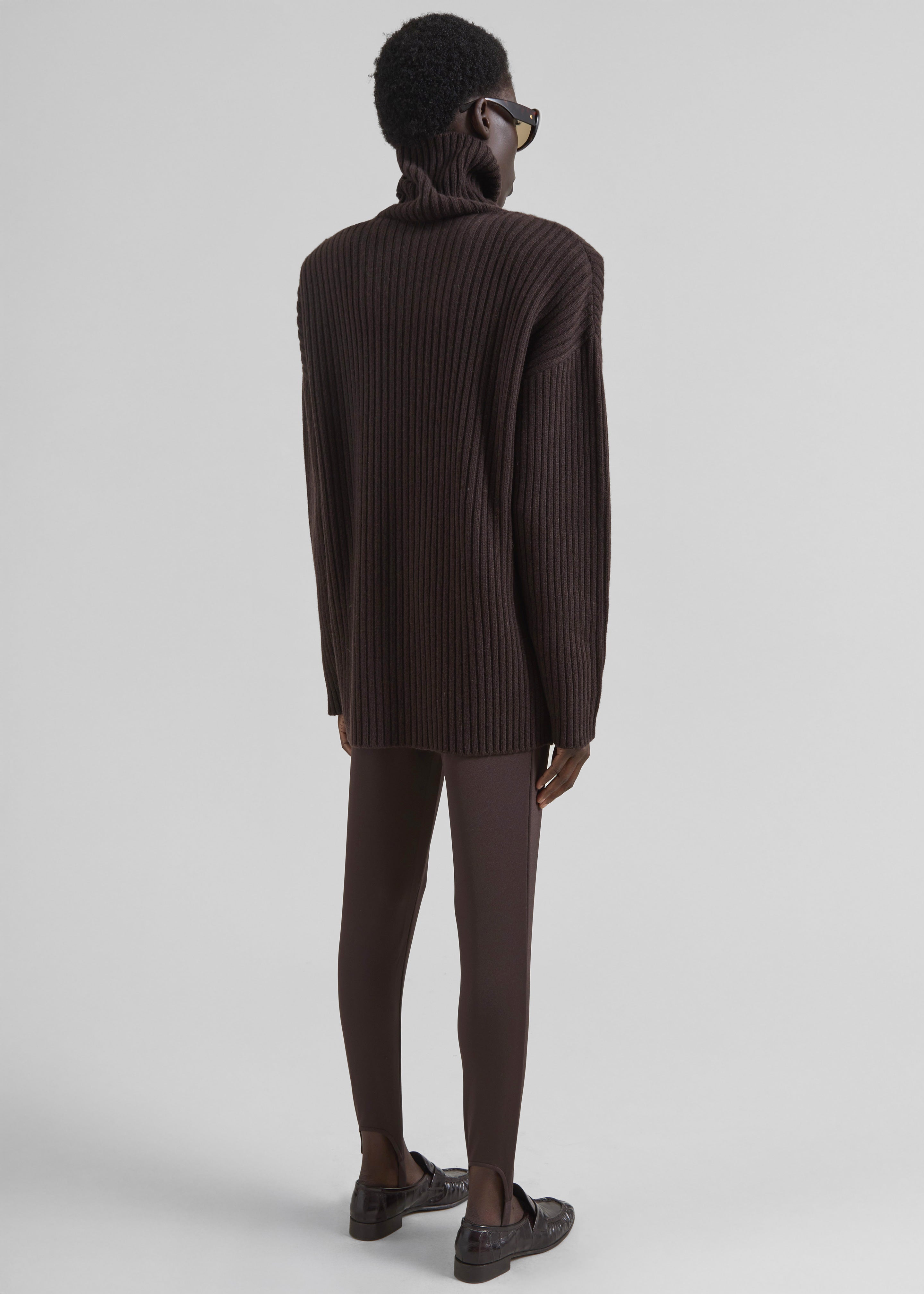 Lindall Turtleneck Sweater - Brown - 5