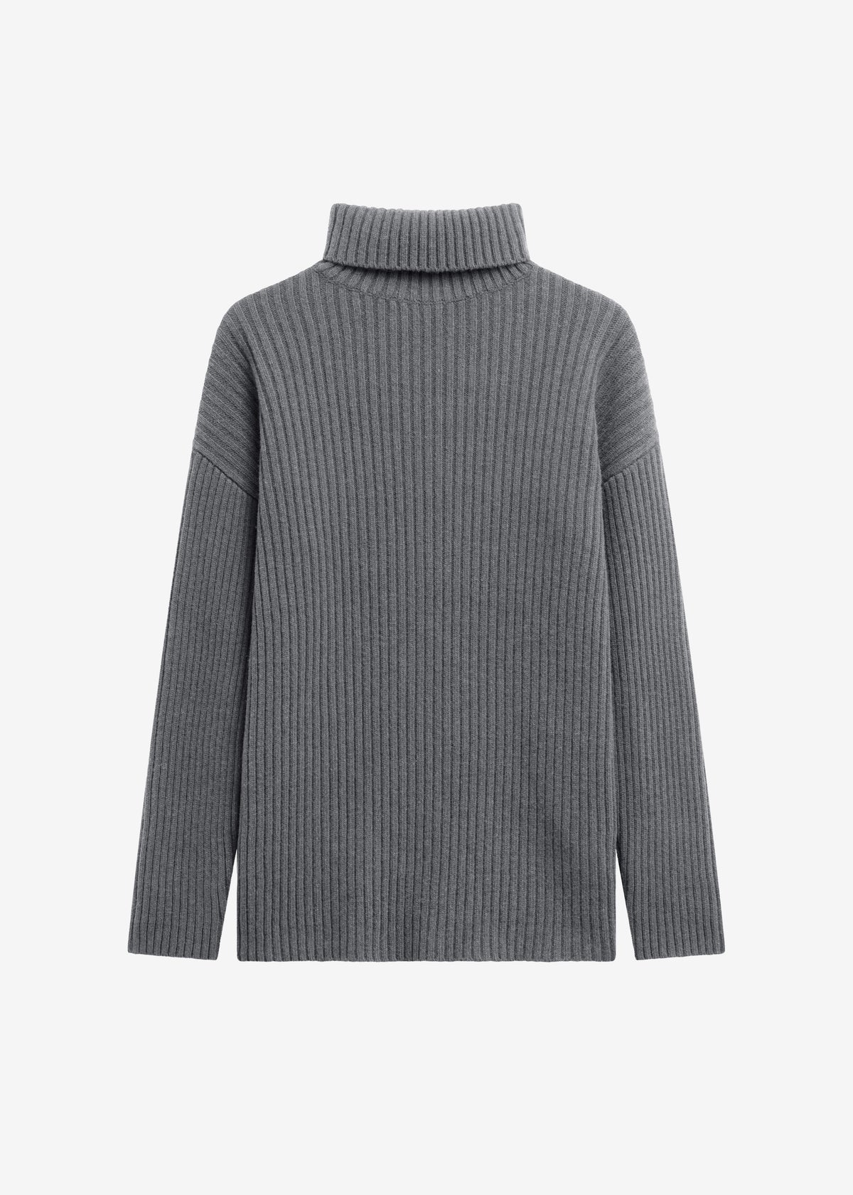 Lindall Turtleneck Sweater - Dark Grey - 8