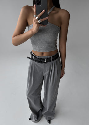 Linna Trousers - Light Grey