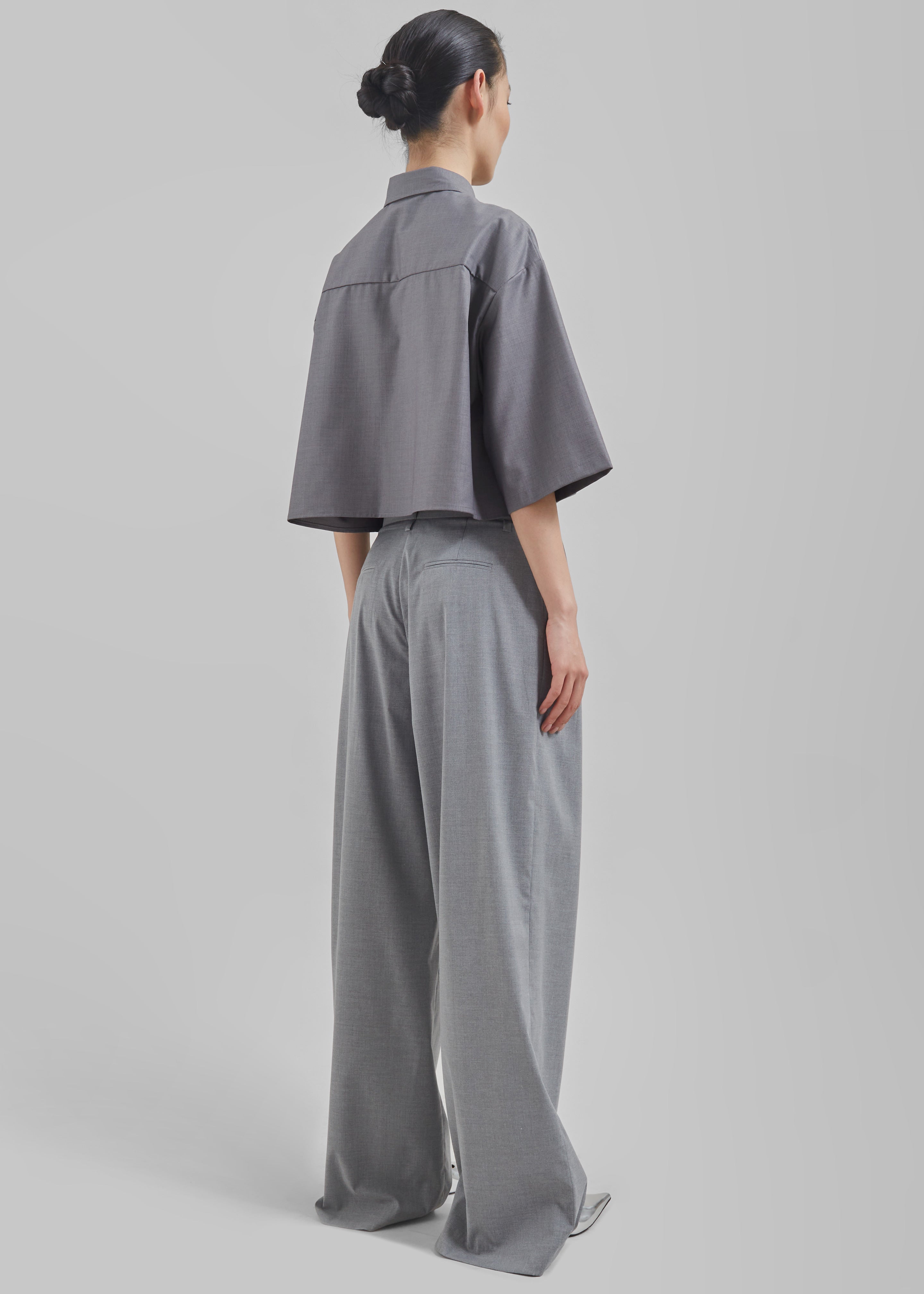 Linna Trousers - Light Grey - 12