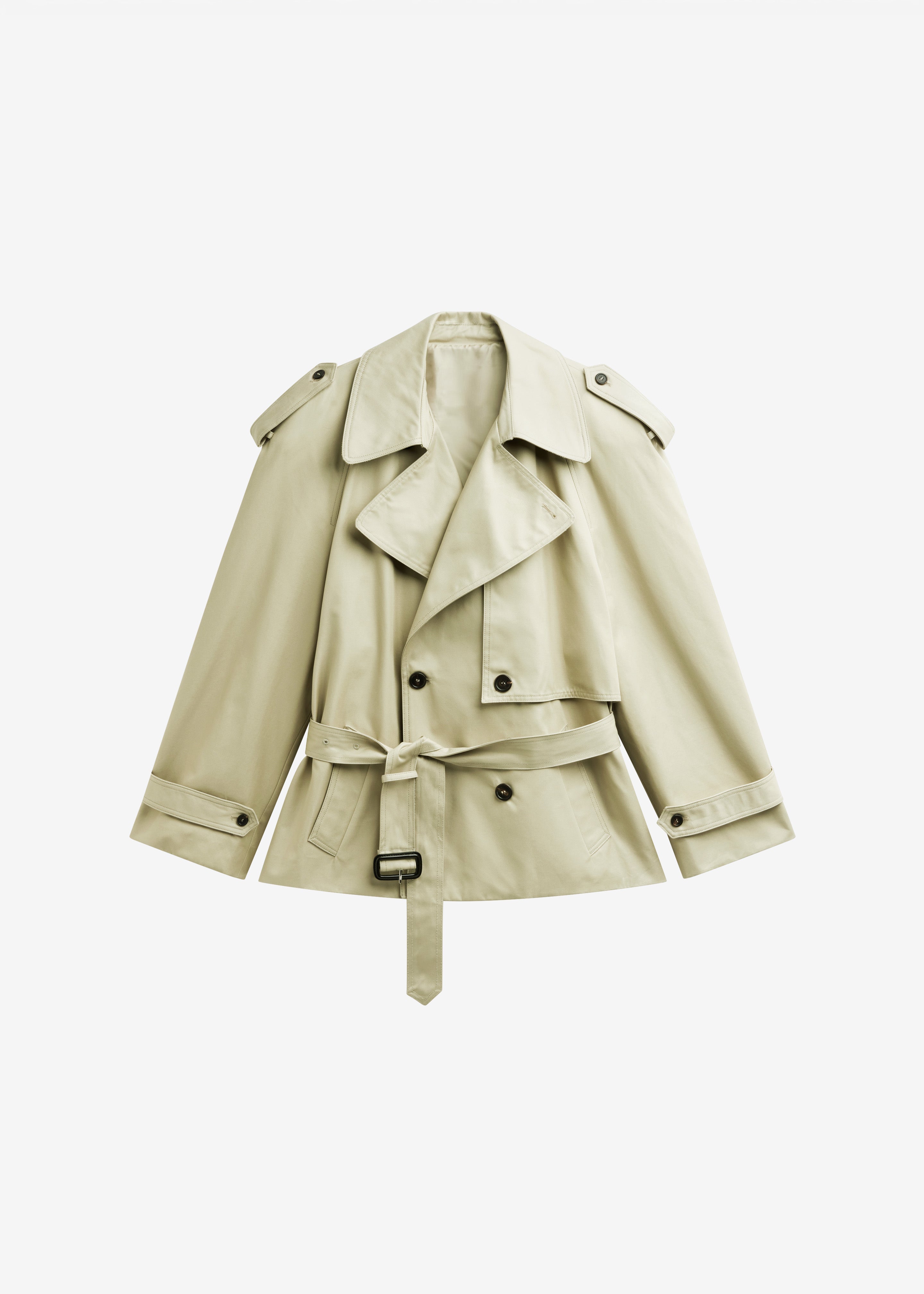 Linsell Short Trench - Beige - 8