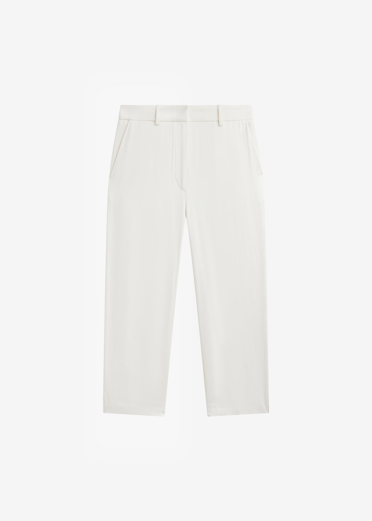 Lior Fluid Capri Pants - Ivory - 8