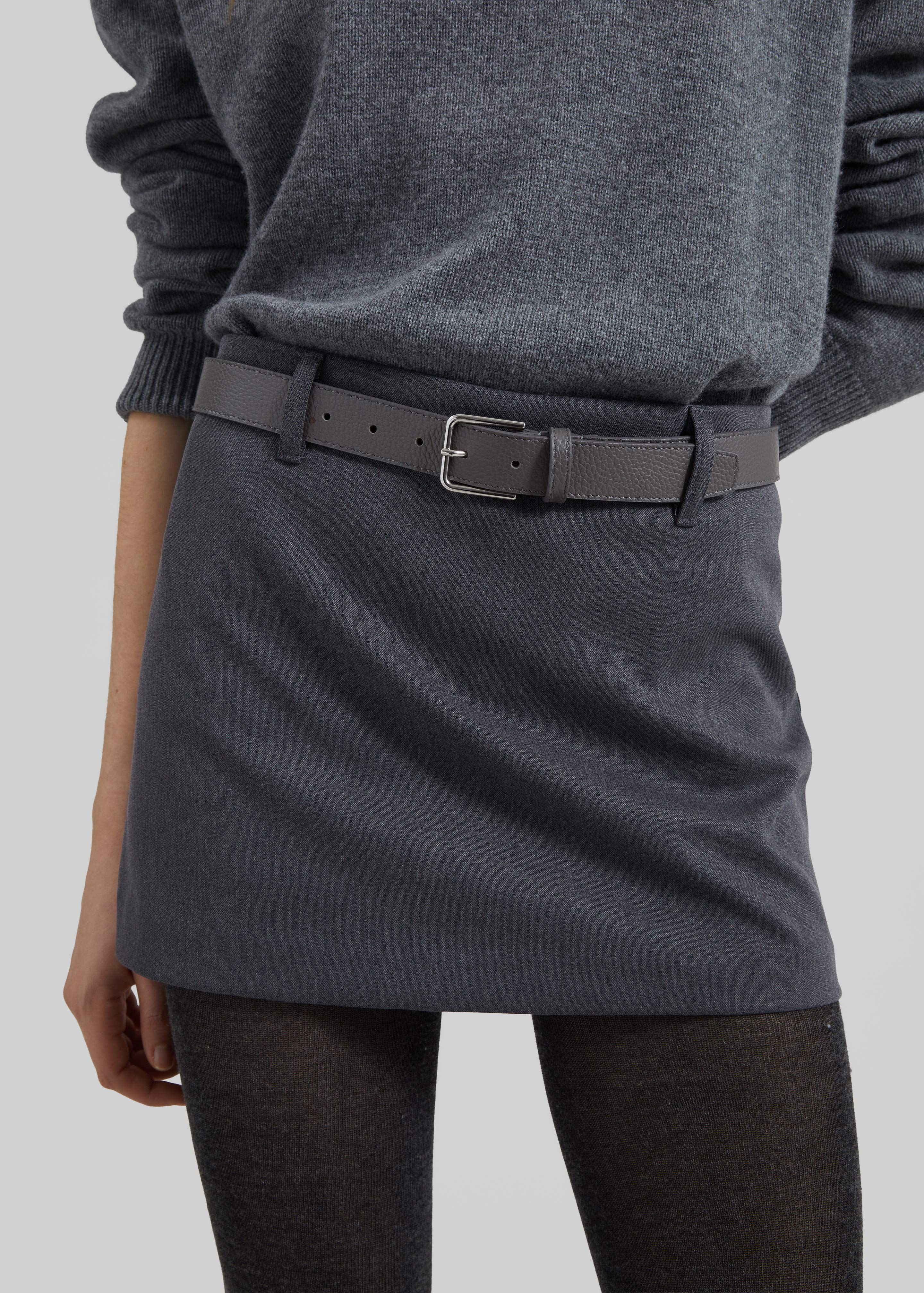 Liri Mini Skirt - Grey - 3