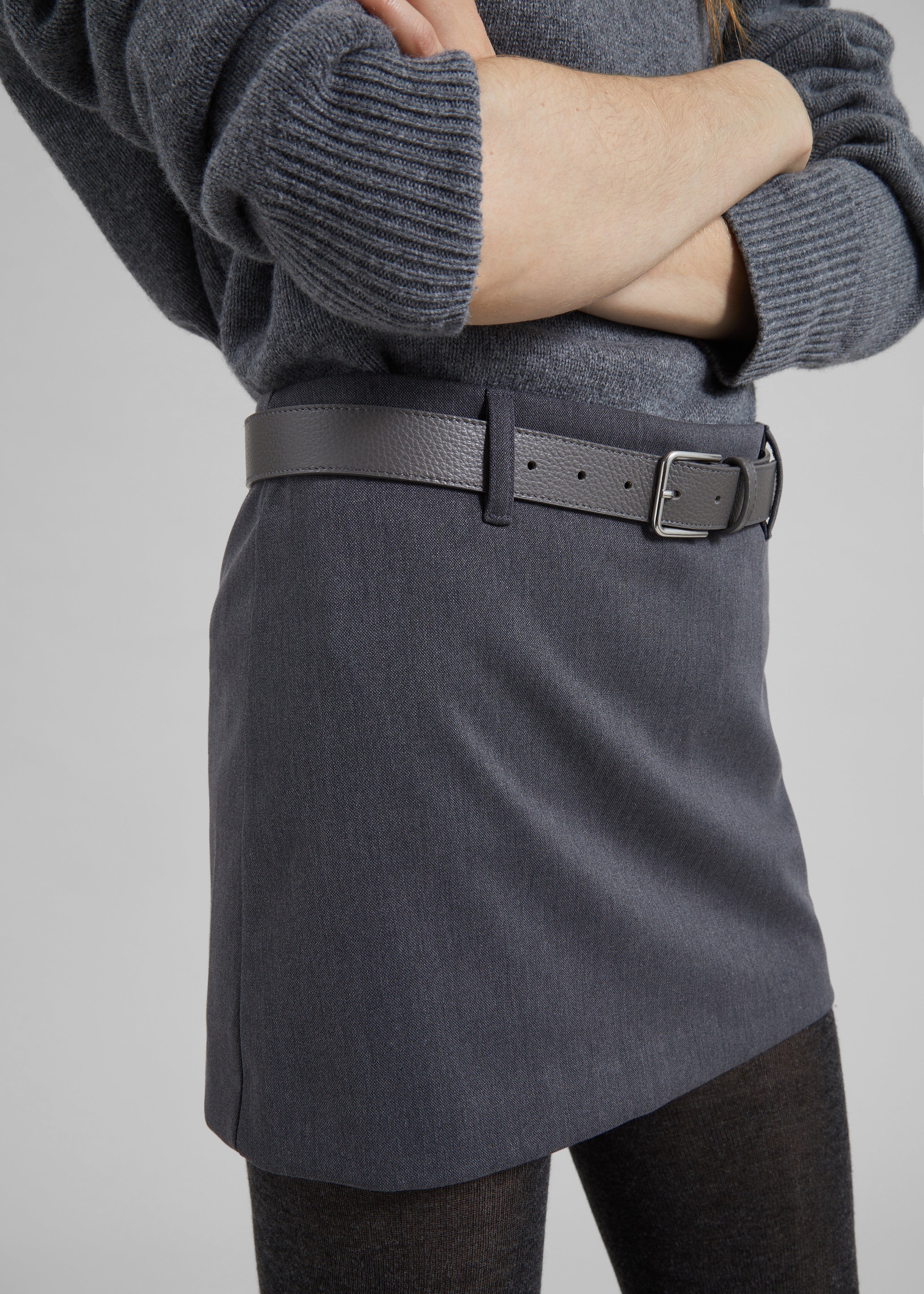 Liri Mini Skirt - Grey - 5