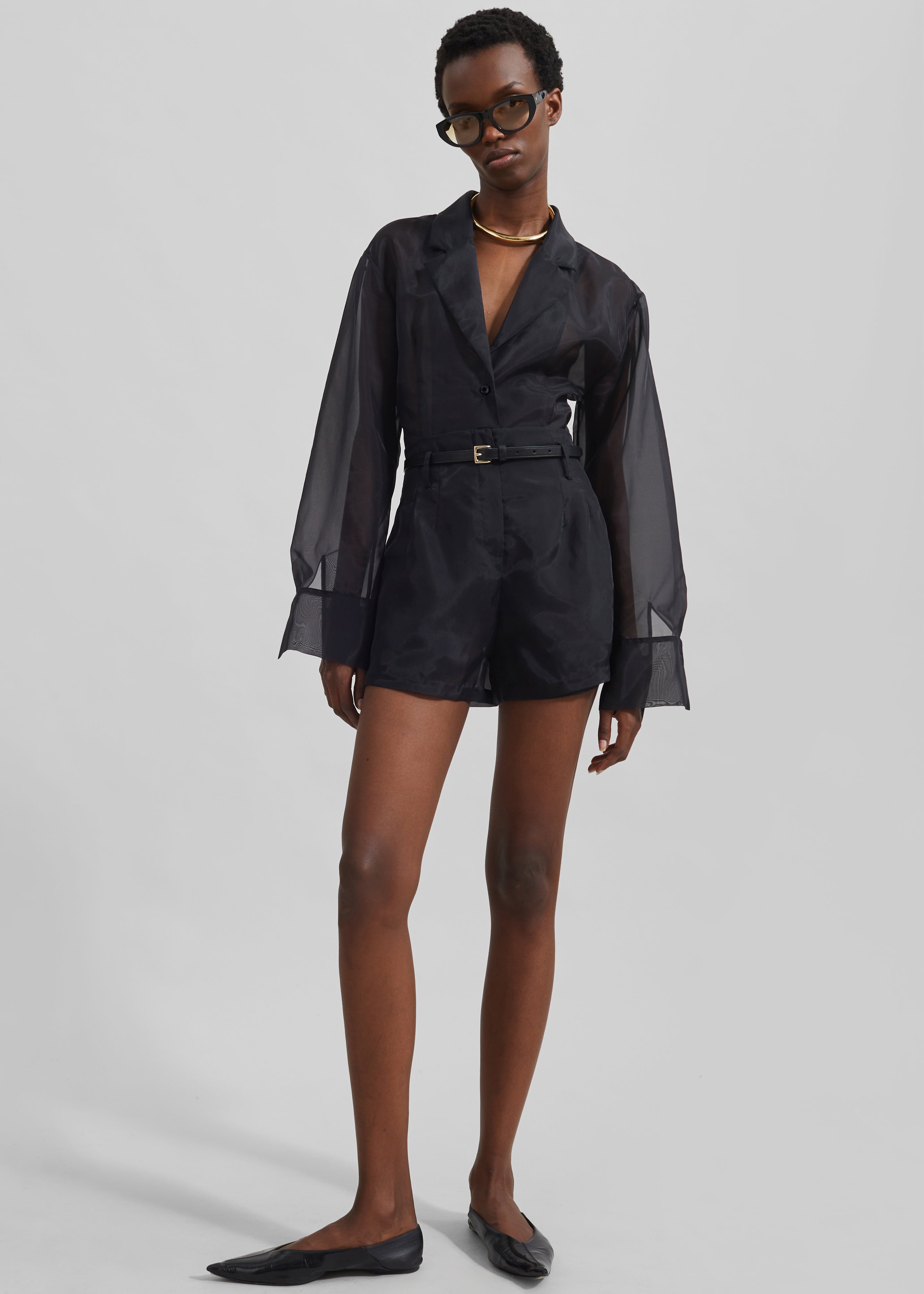 Lise Sheer Shorts - Black – The Frankie Shop Europe