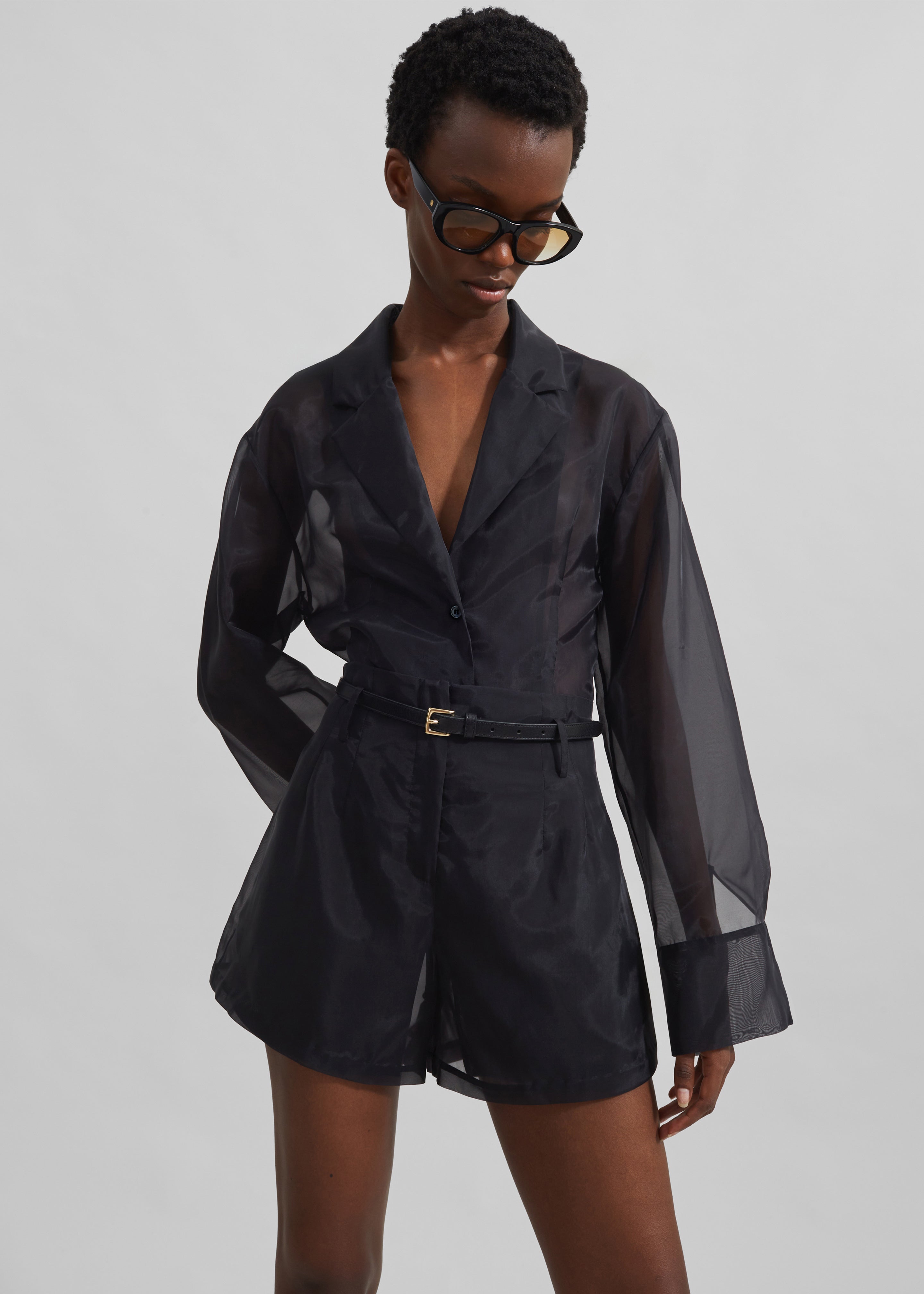 Lise Sheer Shorts - Black – The Frankie Shop Europe