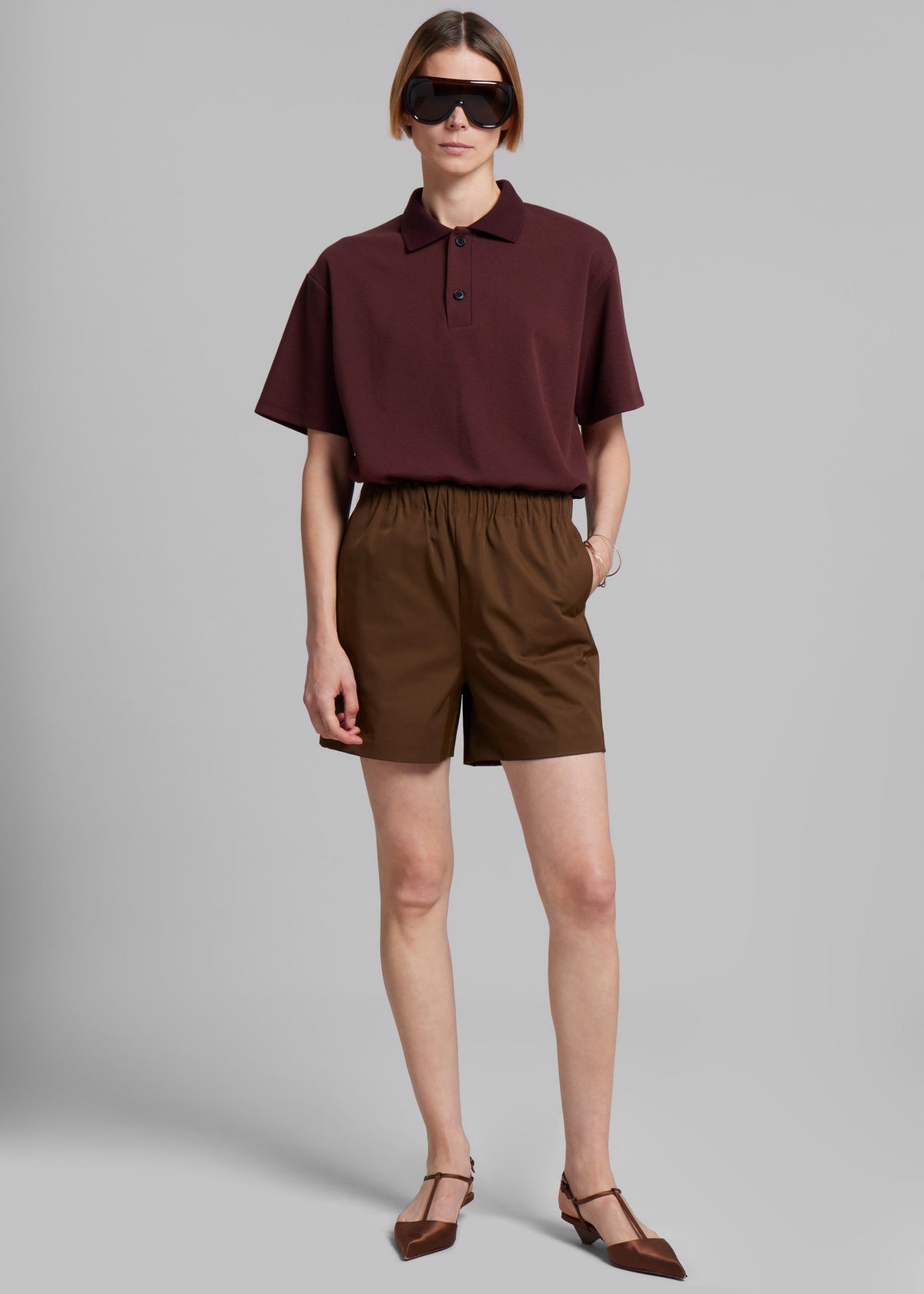 Liz Shorts - Brown - 1